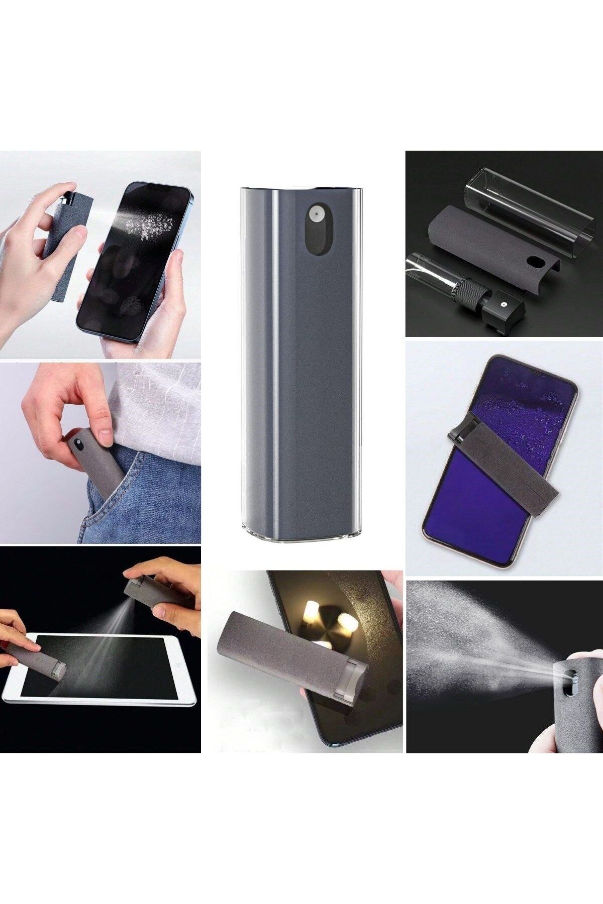 MERGEN STORE Telefon,Tablet Ekranı İçin Kendiliğinden Spreyli Ekran Temizleme Süngeri