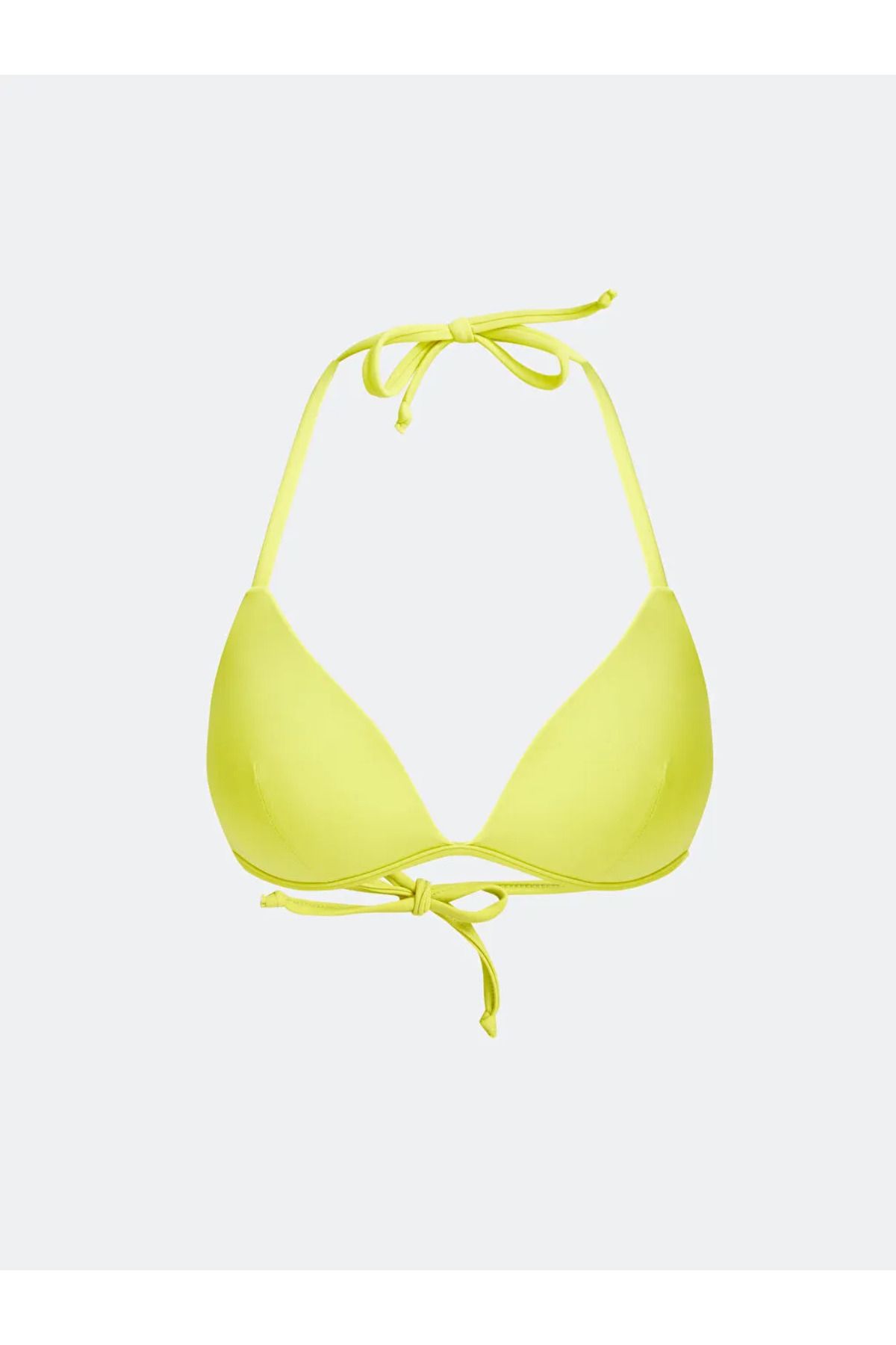 LC Waikiki LCW DREAM Siyah Düz Boyundan Bağlama Detaylı Kadın Bikini Üst