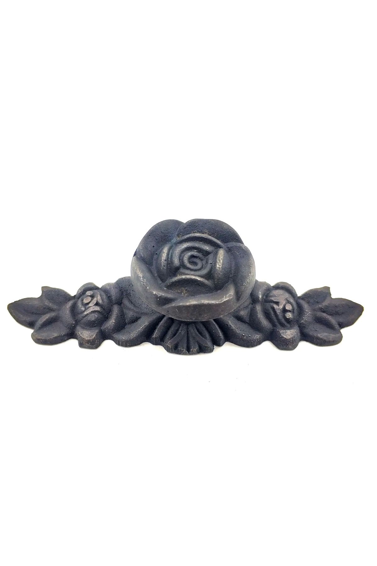 Yuba Avm Antika Tarz Dekoratif Pirinç Gül Düğme - 30x100 Mm, Oksit