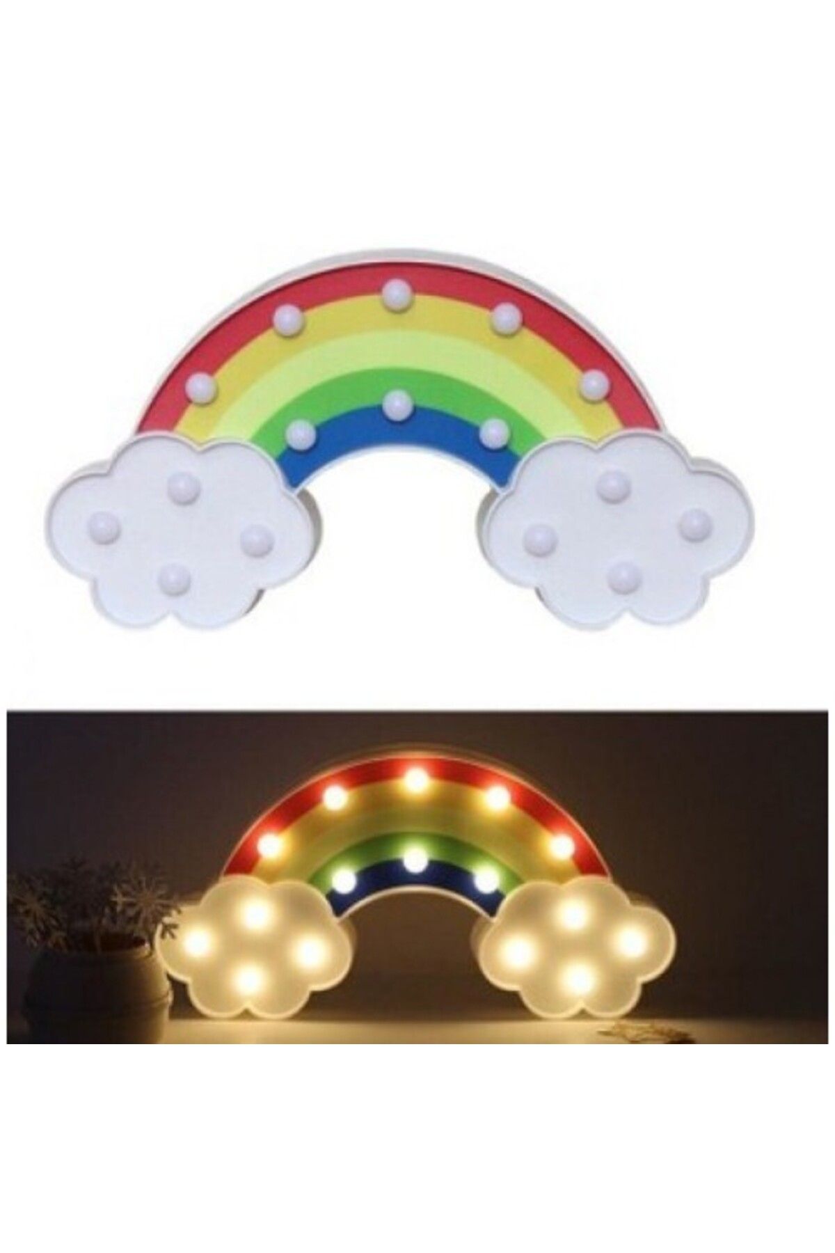 Myvora Led Işıklı Gökkuşağı Gece Lambası