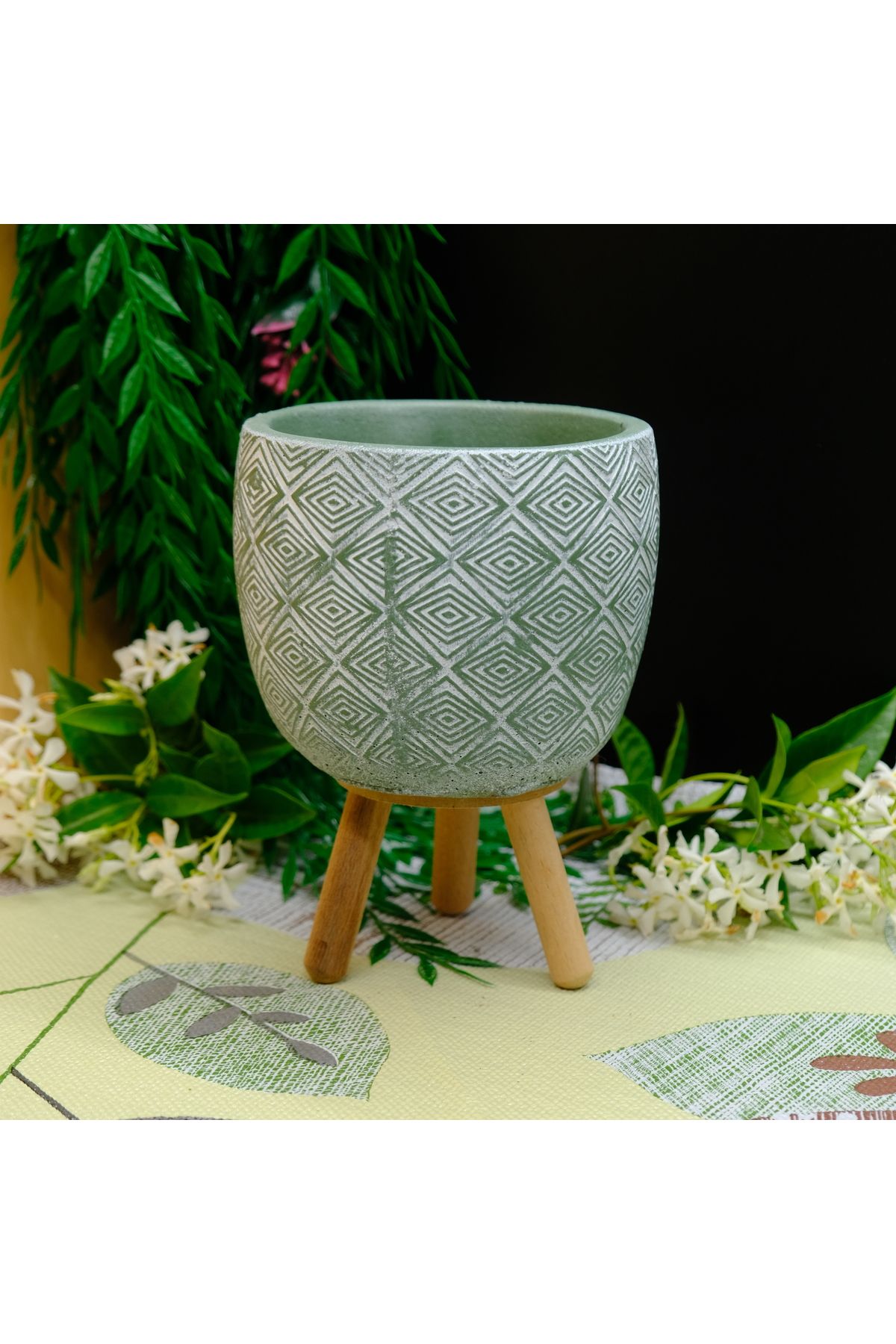 BGGdekor Doku Model eskitme orkidelik BETON SAKSI