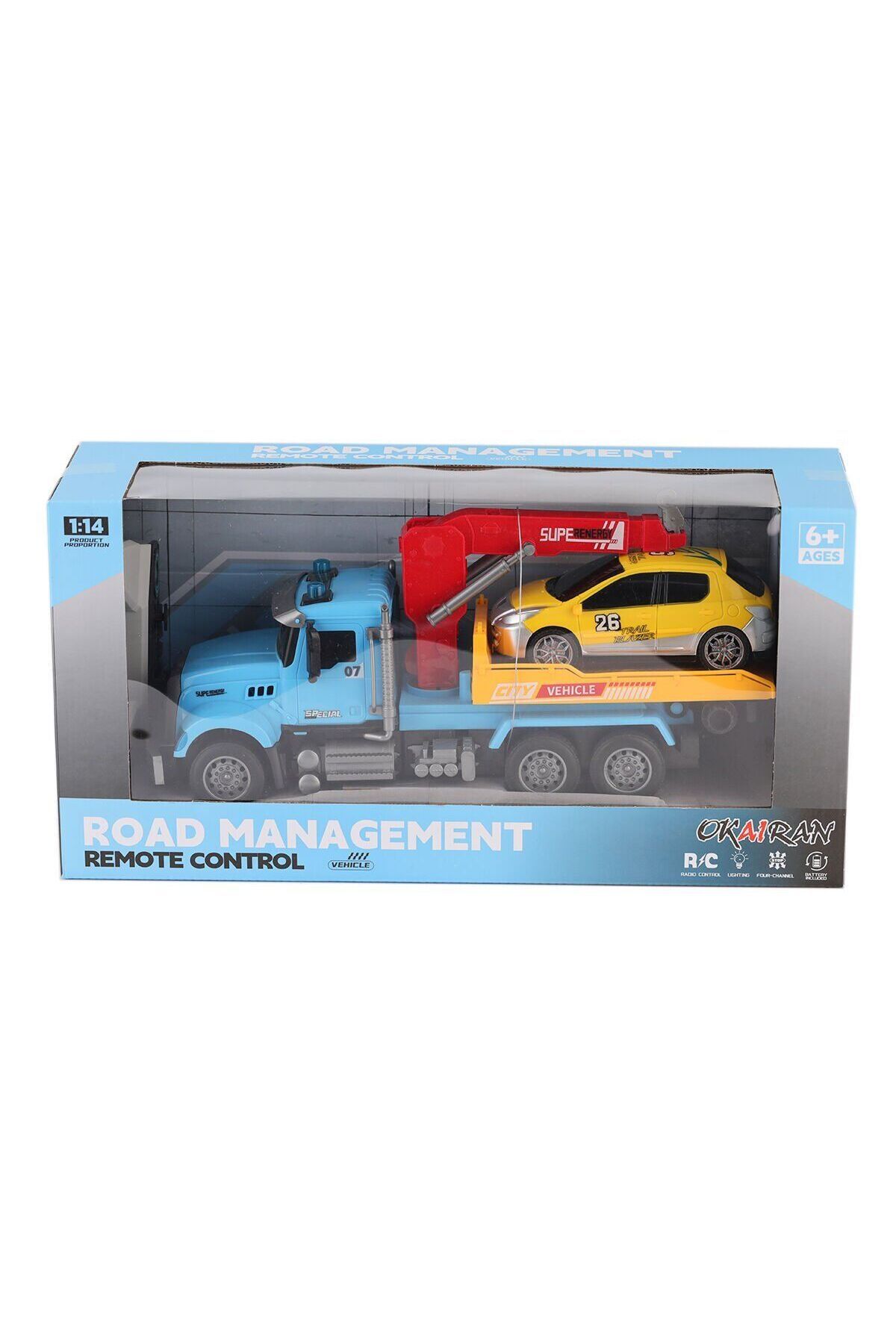 Can-Em Oyuncak YJ-118-11 Şarzlı Çekicili Kamyon