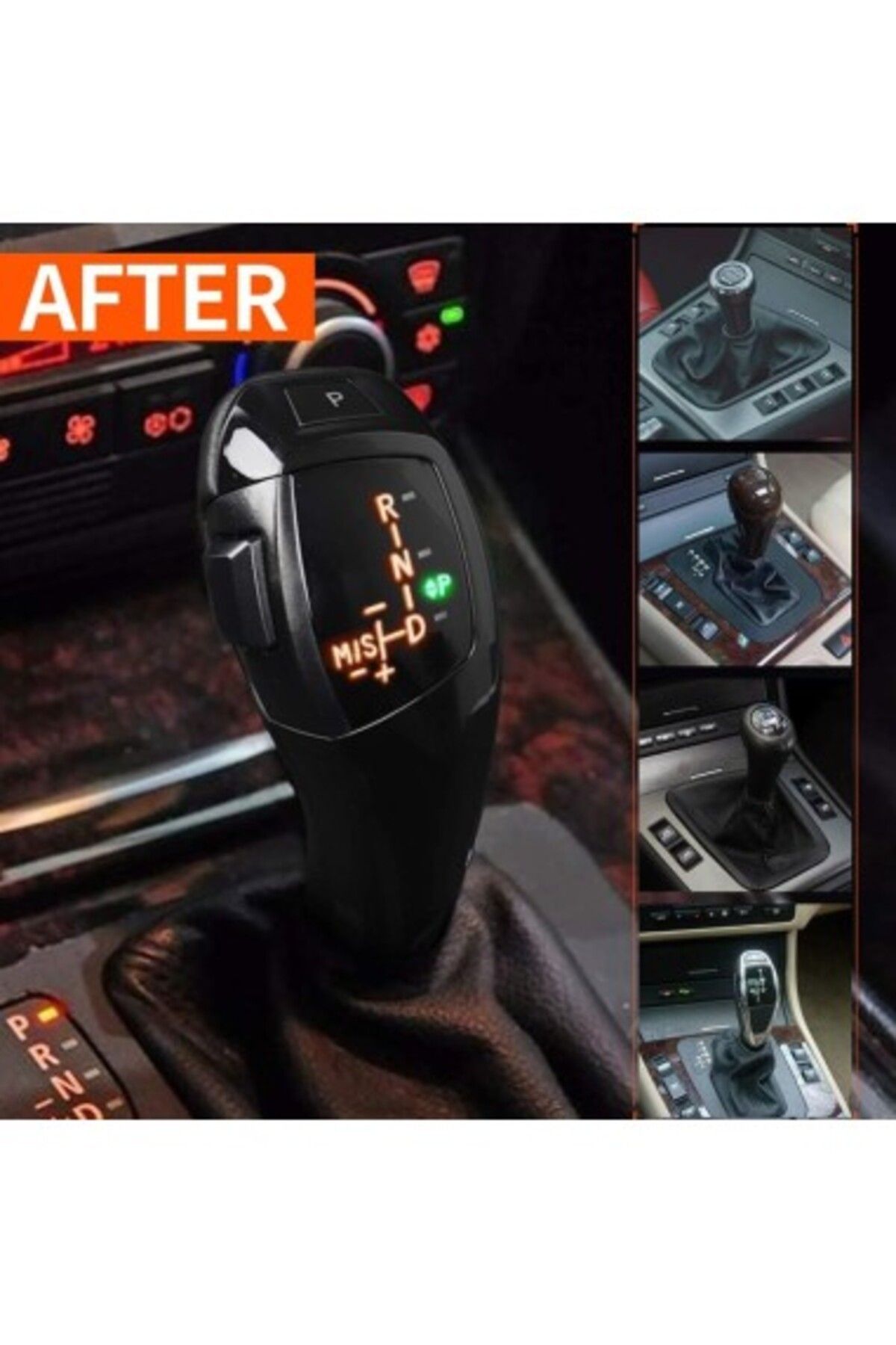 Xenon Bright-Joystick type gear shift lever for retrofitting BMW E39, E53, E38 4