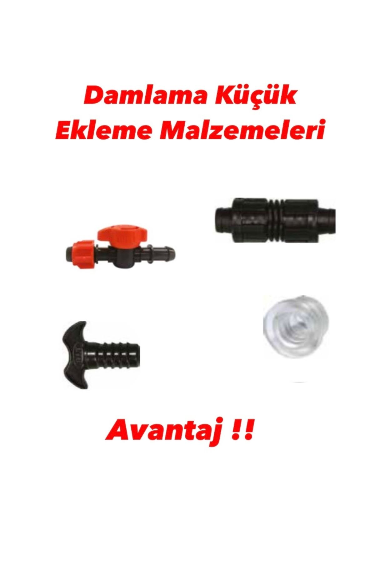 Alternatif 25’li Damlama Seti – Körtapa + Conta + Kilitli Ekleme + Vana Çıkışlı Adaptörü