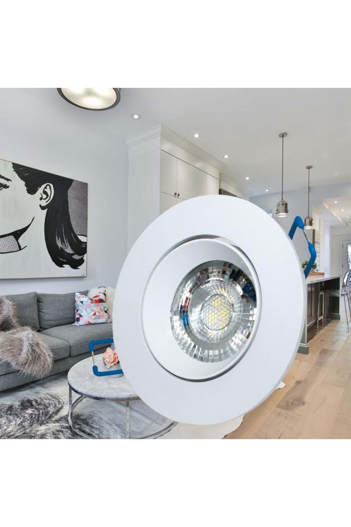 teknotrust TR Cata 8w Safir Led Armatür Ct-5256 Beyaz Işık