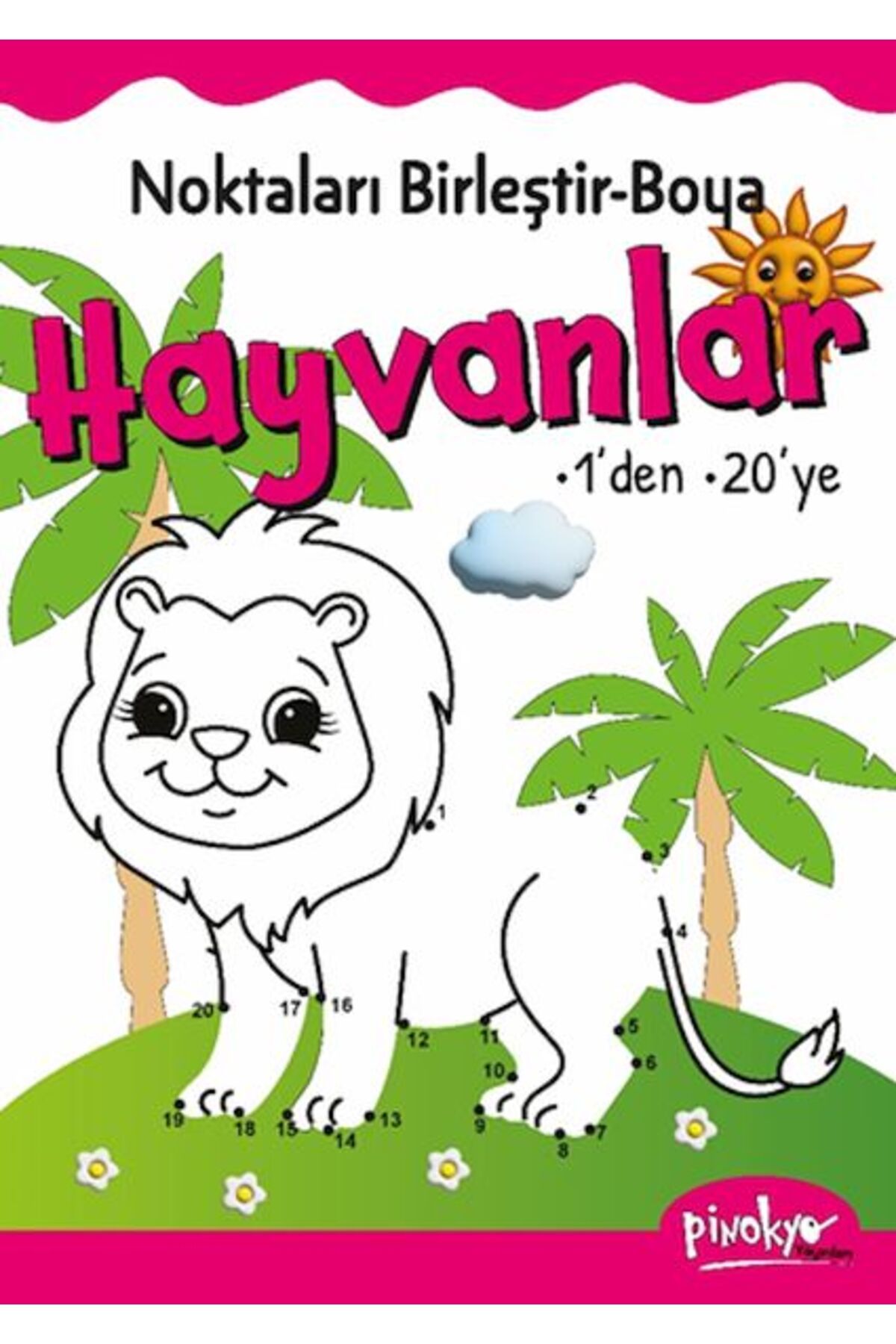 Pinokyo Yayınları Noktaları Birleştir-Boya Hayvanlar-1’den 20’ye