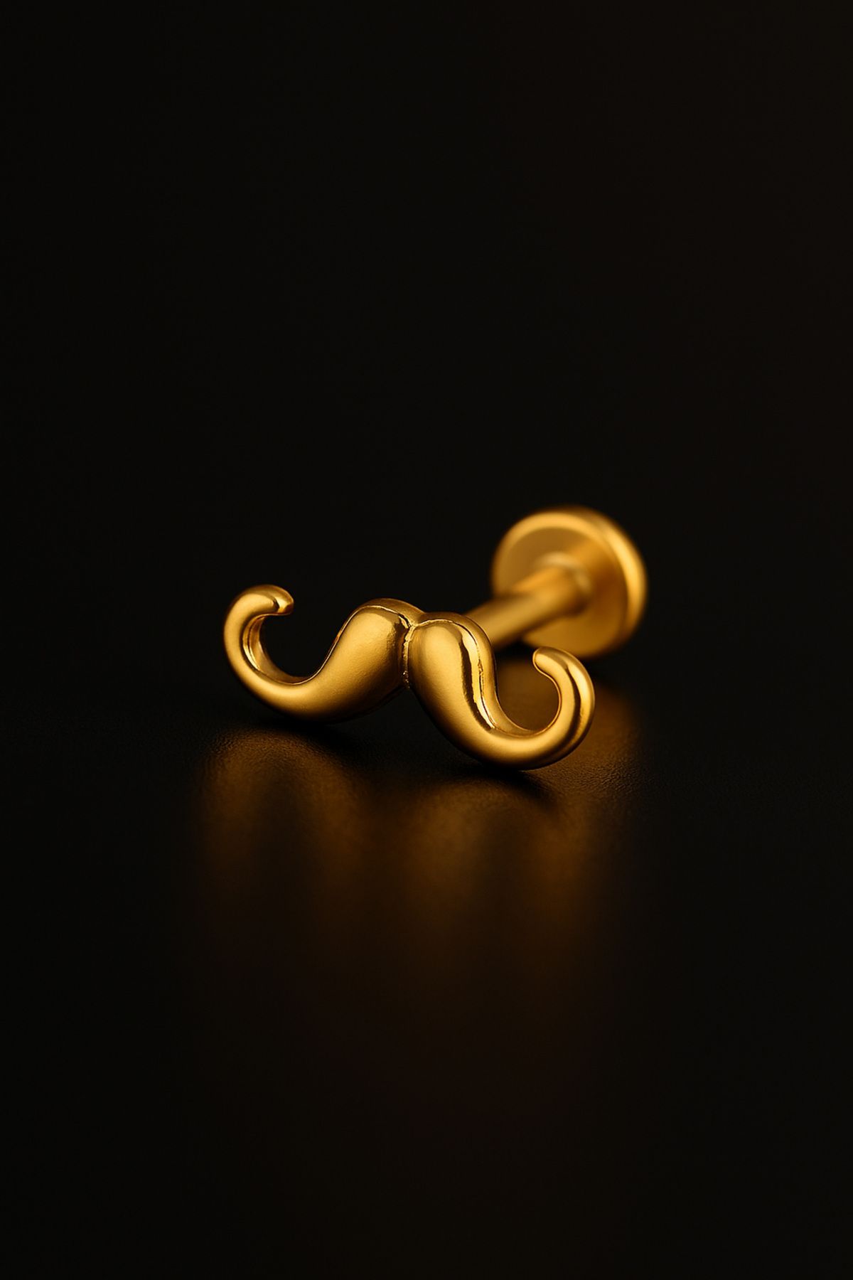 depozoom 316l Cerrahi Çelik Kıkırdak Tragus Ve Tüm Kulak Bölgesine Uygun Bıyık Piercing
