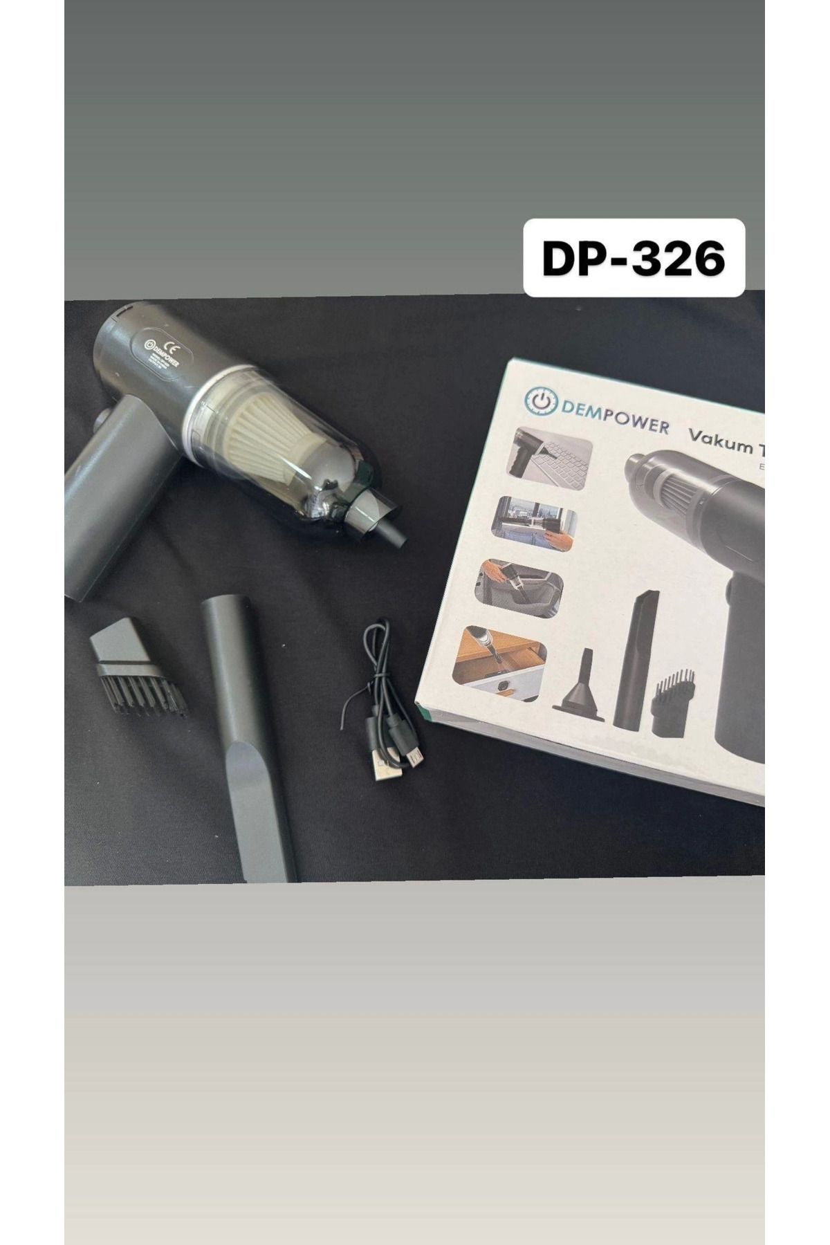 EGstore 3 İn 1 Araç Süpürgesi
