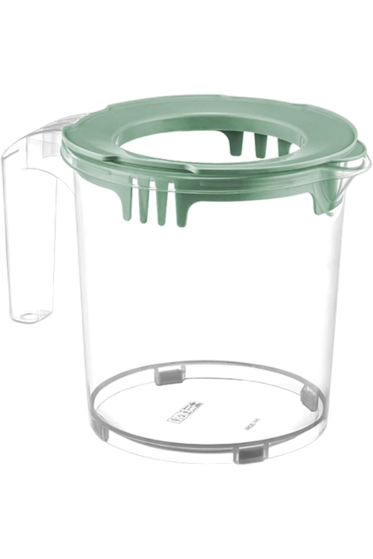 STOREMAX jvnnastore 1600 ml Kapaklı ve Ölçülü Mikser Kabı - Koruma Kapaklı, BPA İçermez, Gıdayla Te