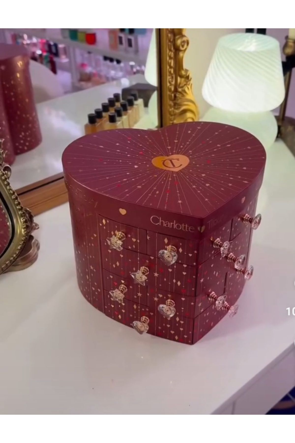 charlotte tilbury boş makyaj kutusu