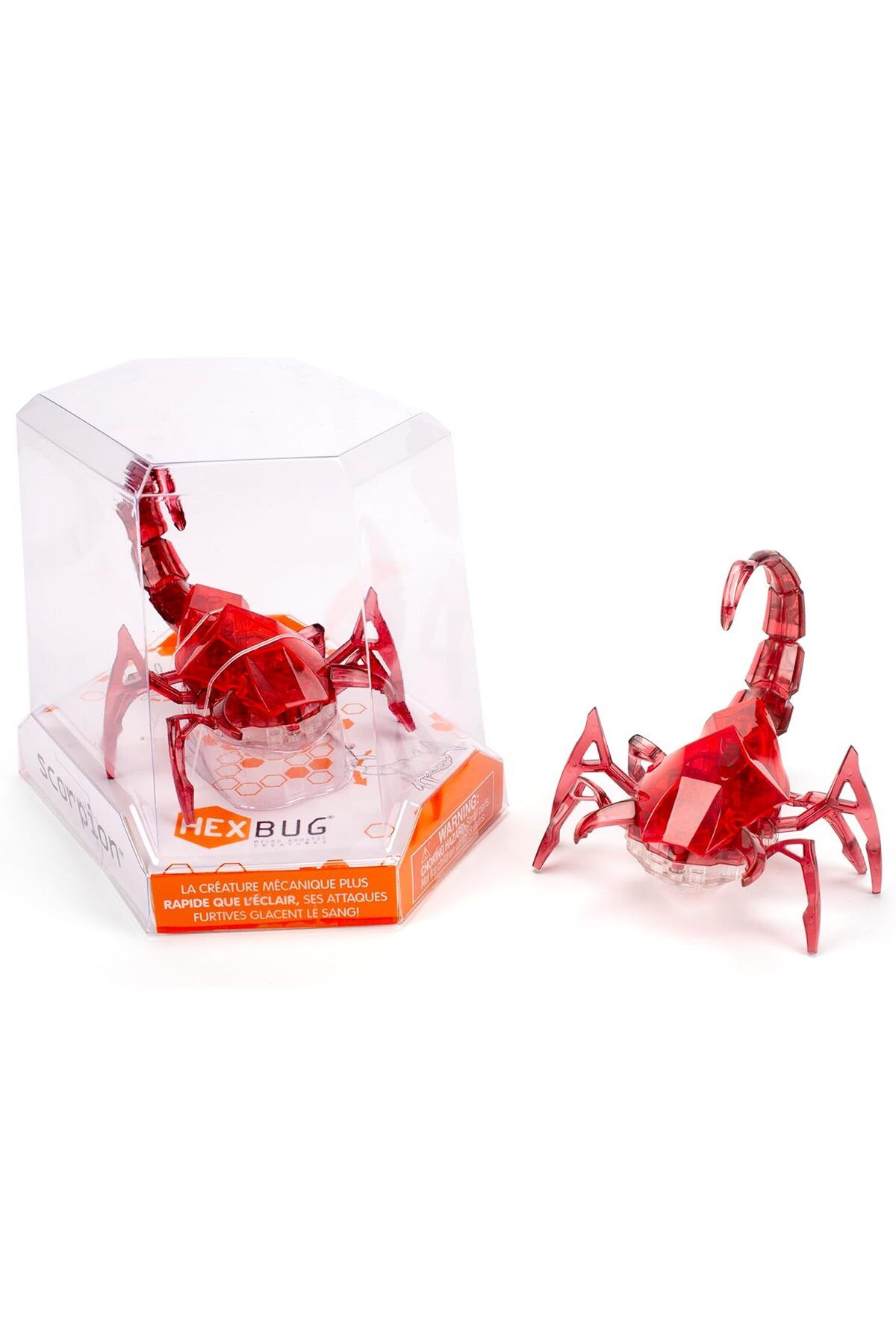Hexbug-Scorpion 6068871 by Hexbug, Autonomous Electronic Robotic Pet, for Ages 8 and Above (Red), Multicolo 1