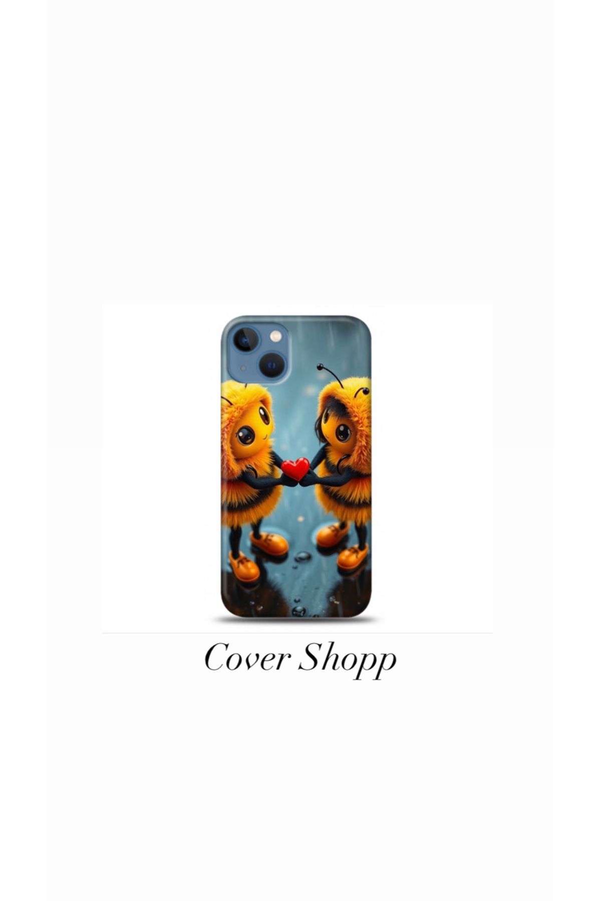 cover shopp Sevimli Arı Tasarımlı Kılıf İphone 14