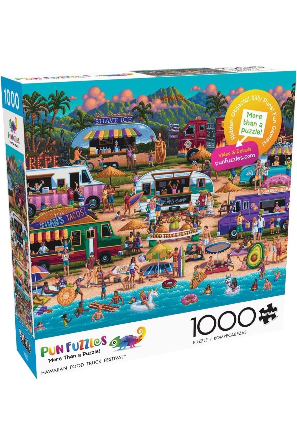 Buffalo Games Hawaii Yemek Kamyonu Festivali - 1000 Parça Yapboz