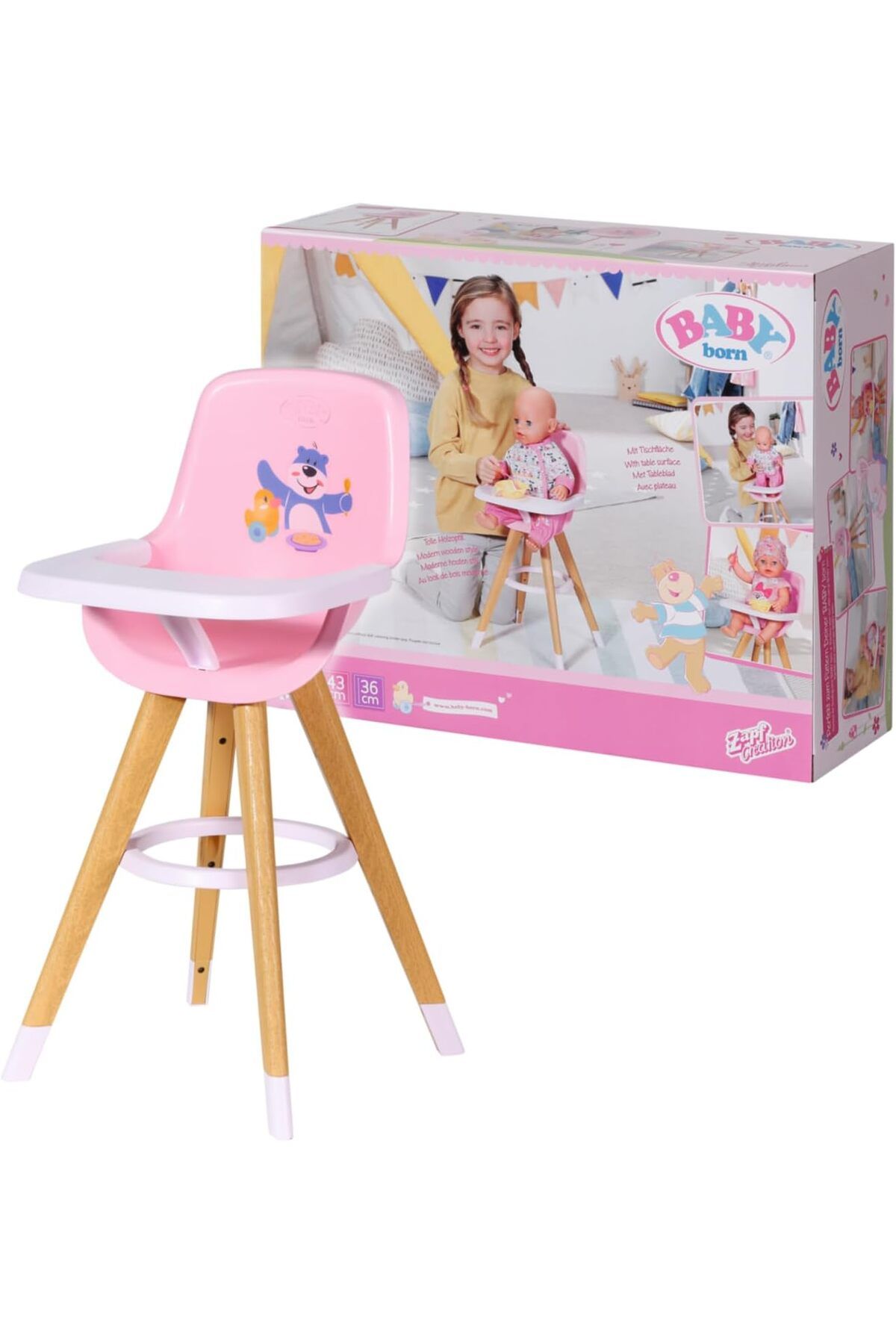 BABY born Zapf Creation Oyuncak Mama Sandalyesi