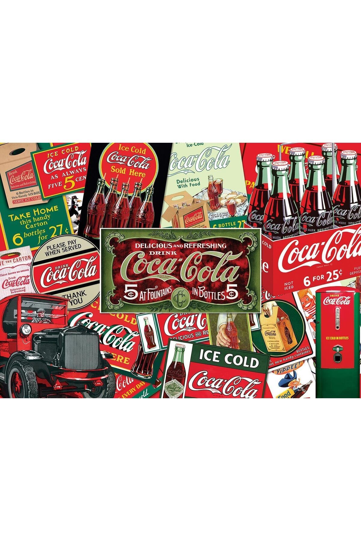 Art Puzzle Soğuk İçiniz, Cola-Cola-500 Parça Puzzle