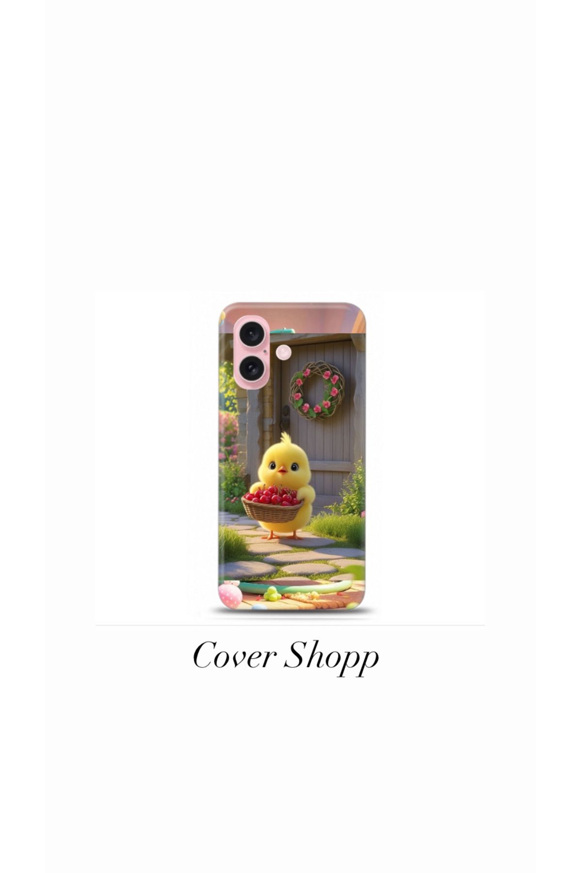 cover shopp Sevimli Civciv Tasarımlı Kılıf İphone 16