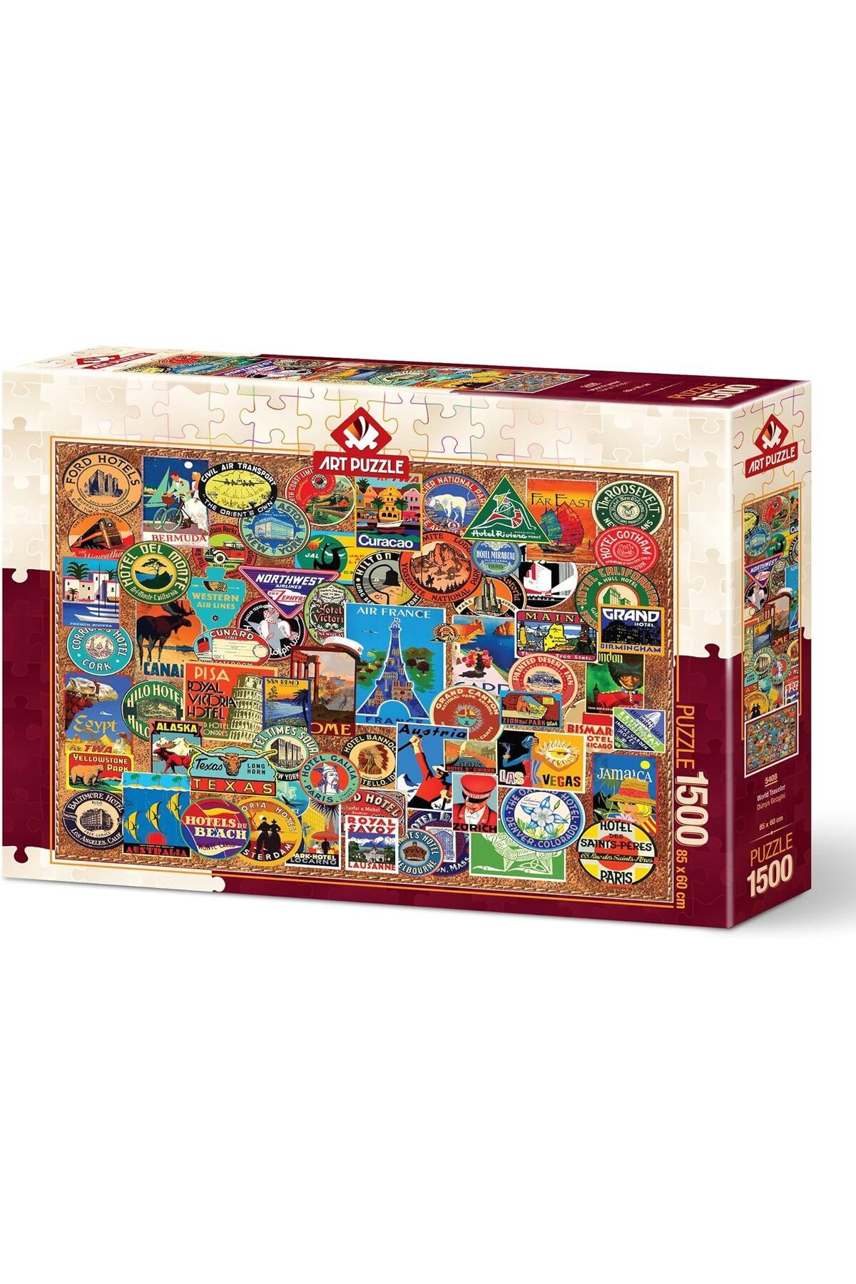 Art Puzzle Dünya Gezgini 1500 Parça Puzzle