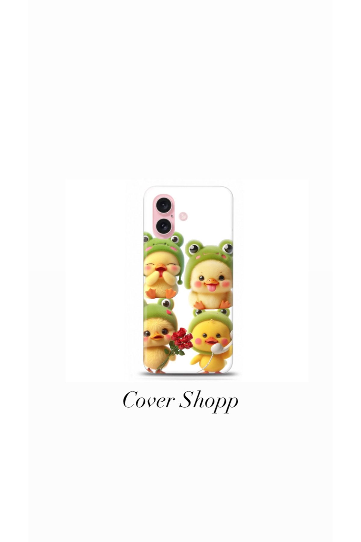 cover shopp Sevimli Civciv Tasarımlı Kılıf İphone 16