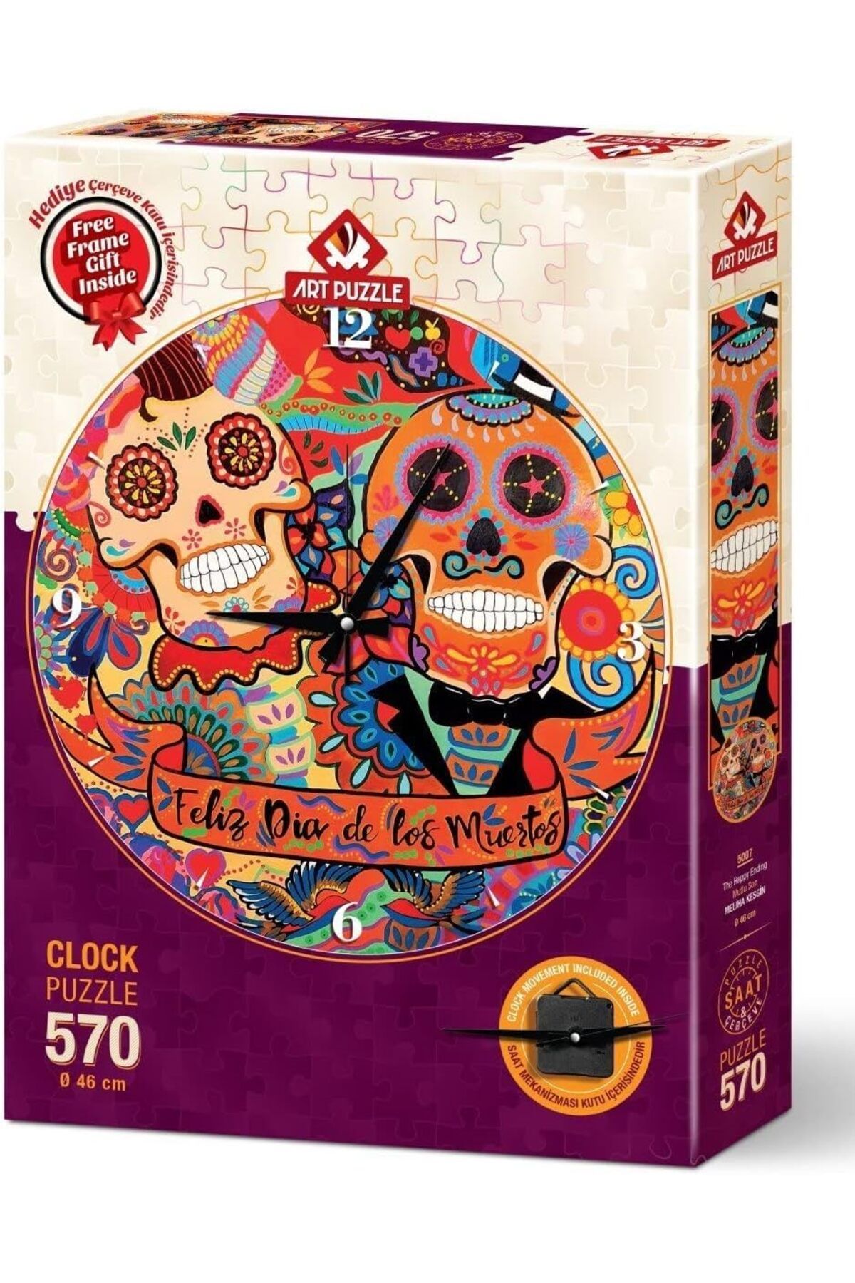 Art Puzzle Mutlu Son 570 Parça Saat Puzzle