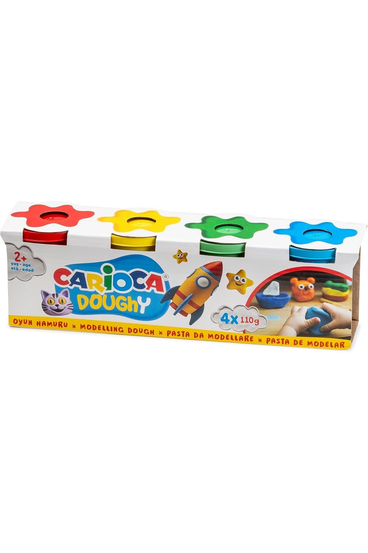 CARIOCA Oyun Hamuru 4X110 gr