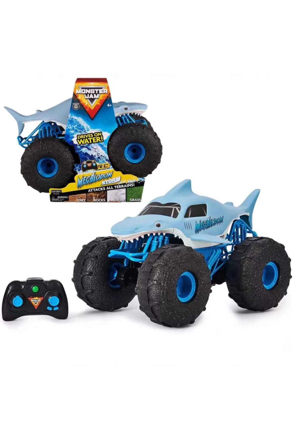 Angel Of Life 1:15 Monster Jam Megalodon Storm Kumandalı Amfibi Araç