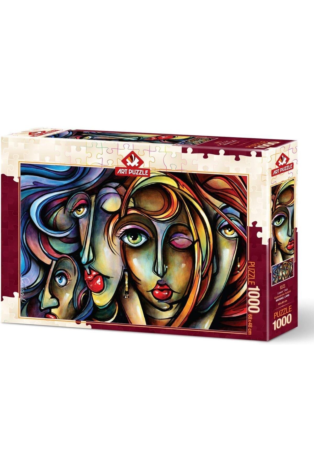 Art Puzzle Kaybedenler Kulübü 1000 Parça Puzzle