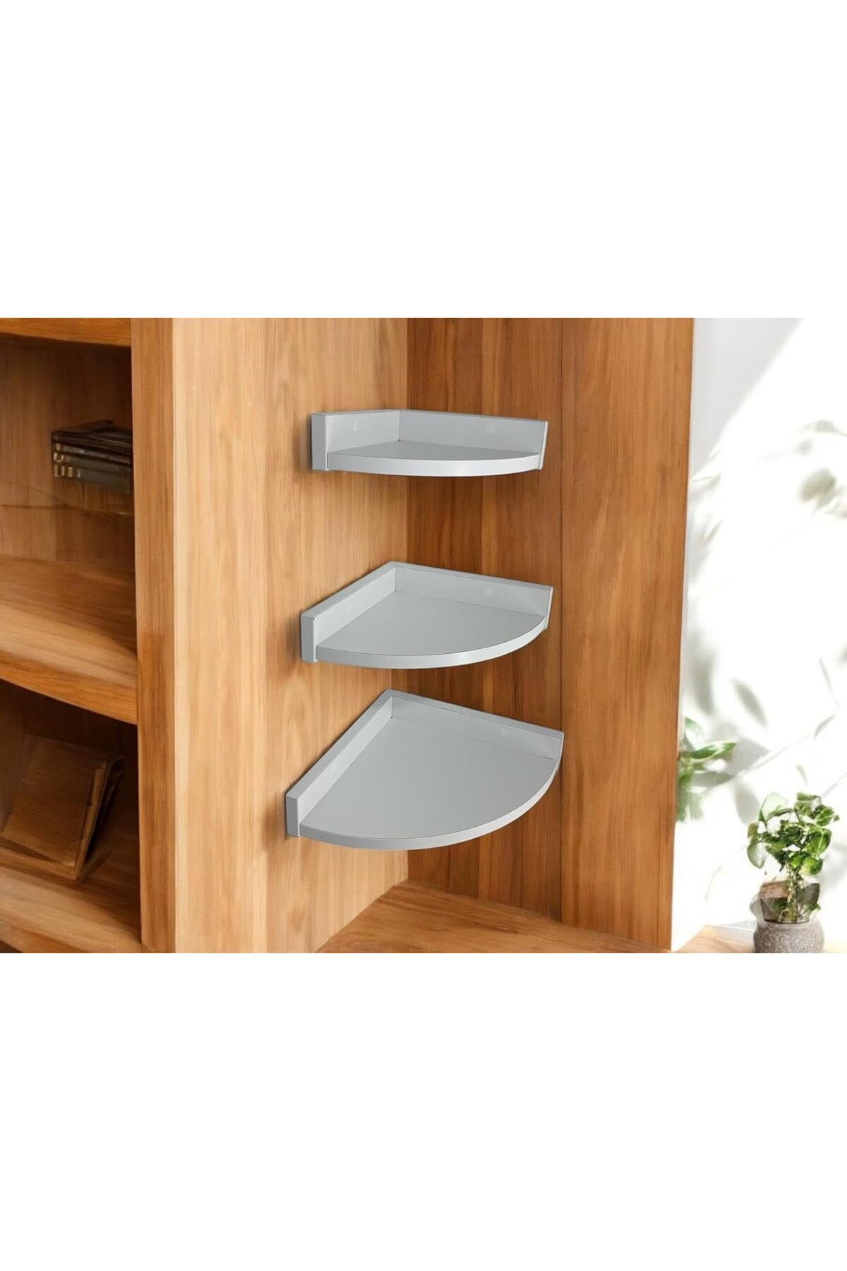 STOREMAX mrttnca 3'Lü Üçgen Köşe Raf 31 x 26 x 23 trndymrt 1087243