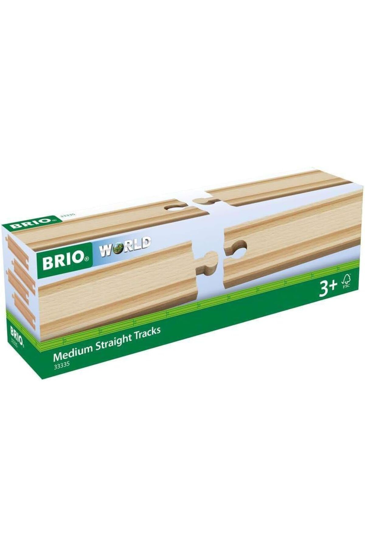 BRIO 33335000 – 2/3 düz Gleise (A)