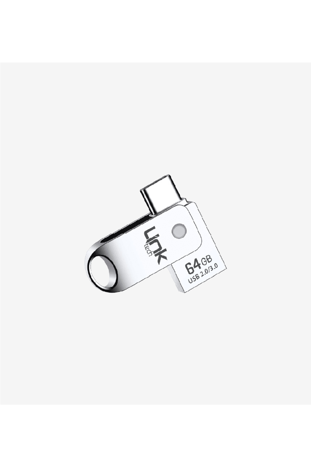 Linktech-ذاكرة فلاش USB-A Otg بسعة 64 جيجابايت من النوع C، اتصال مزدوج 1