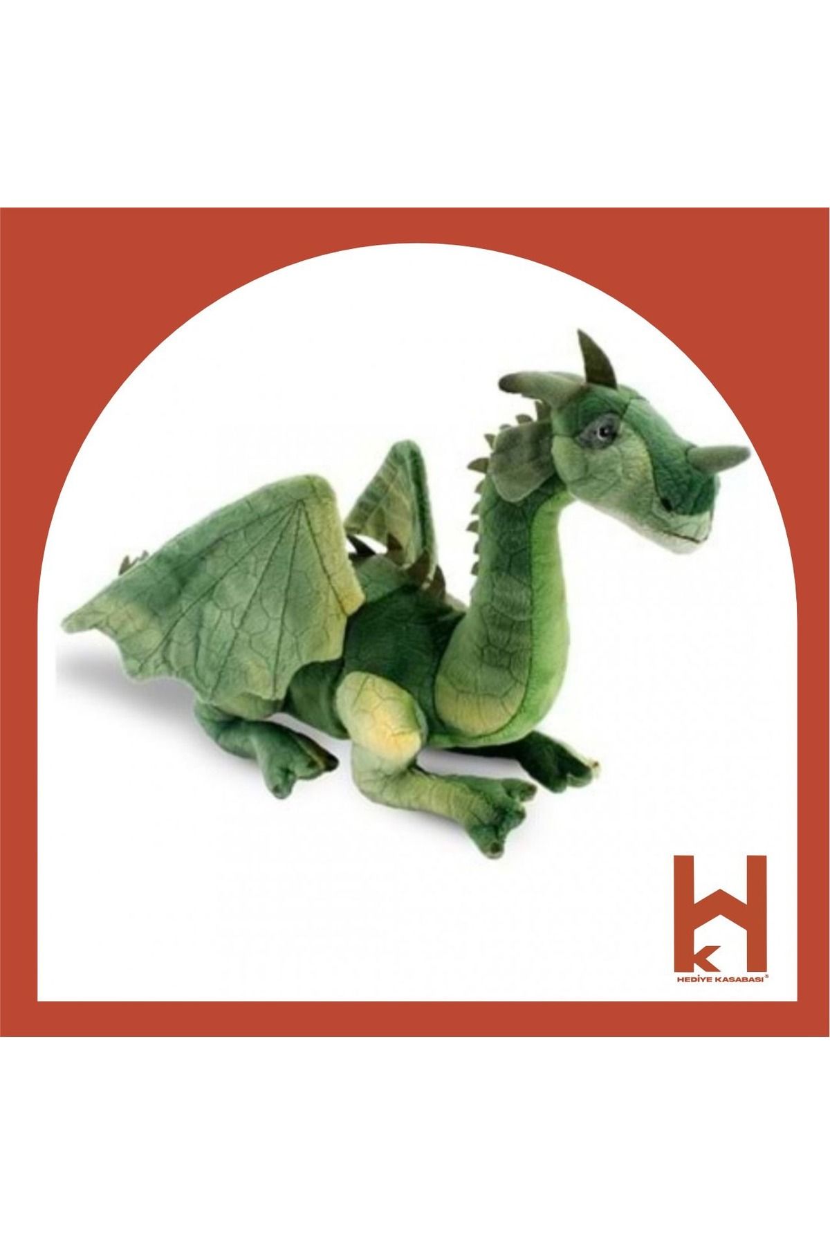 Hediye Kasabası 36 CM YEŞİL EJDERHA PELUŞ OYUNCAK