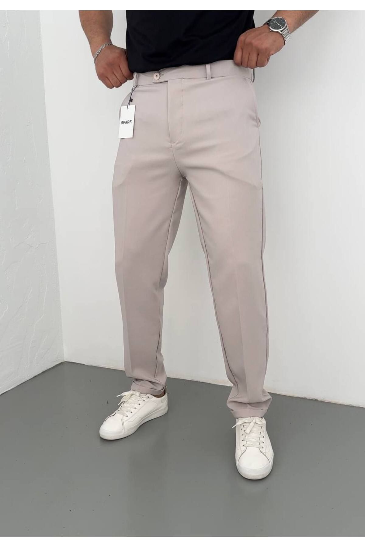 REX MODA Erkek Old Money Double Kumaş Pantolon