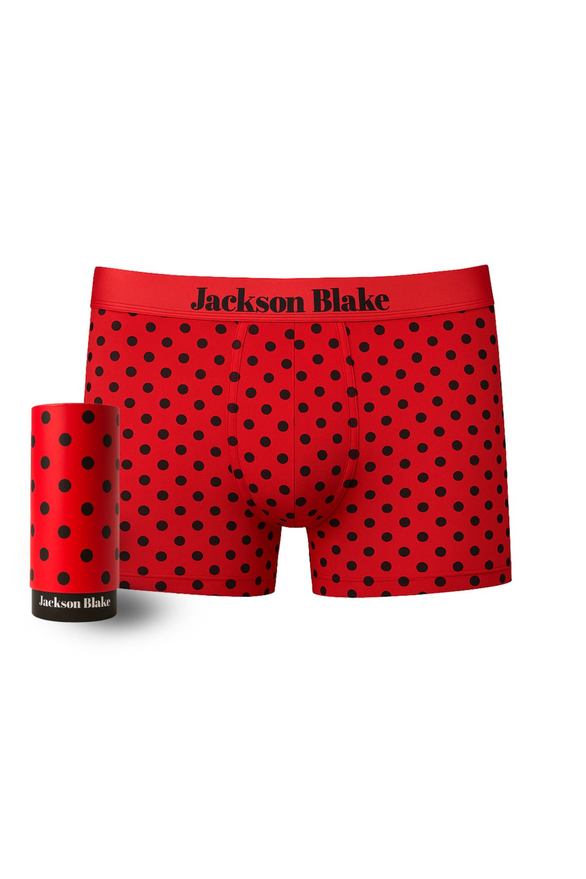Jackson Blake Desenli Erkek Boxer - Puantiye