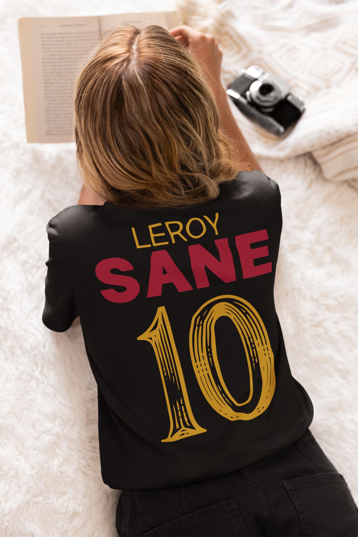 Biy Store Gala Sane forma futbol sırt baskılı unisex kısa kollu erkek tişört kadın t-shirt
