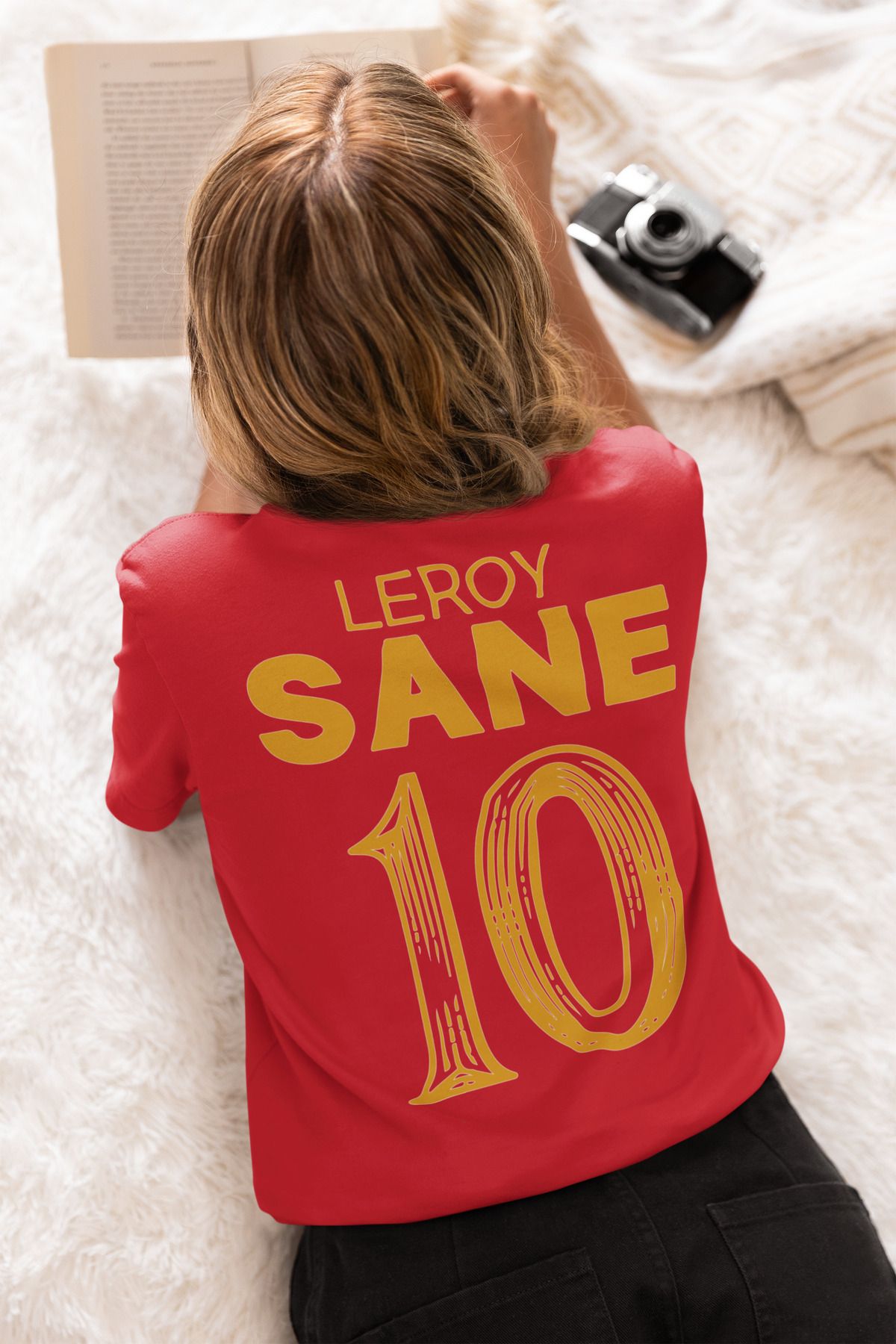 Biy Store Gala Sane forma futbol sırt baskılı unisex kısa kollu erkek tişört kadın t-shirt