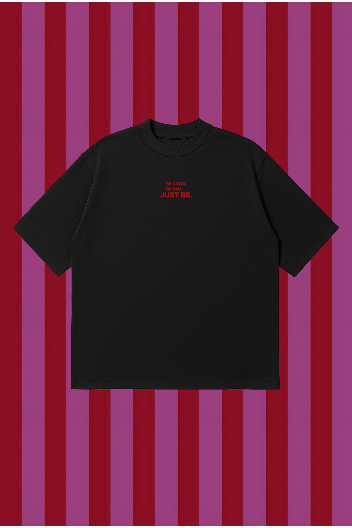 PURE POWER JustBe Boxy Fit Oversize Unisex Tshirt – Baskılı Tişört | Streetwear