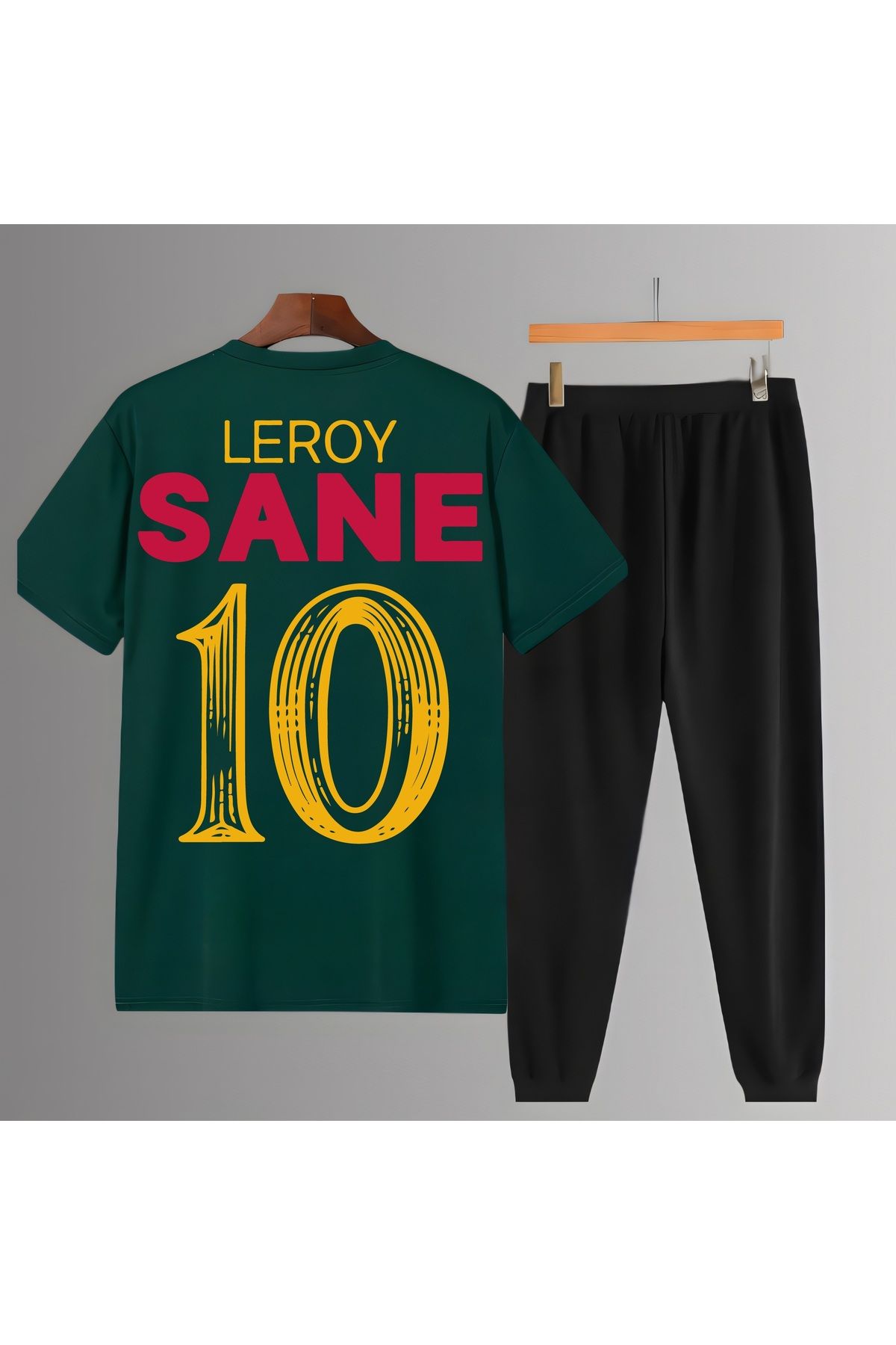 Biy Store Galatasaray leroy Sane forma futbol sırt baskılı unisex tişört tshirt eşofman takımı