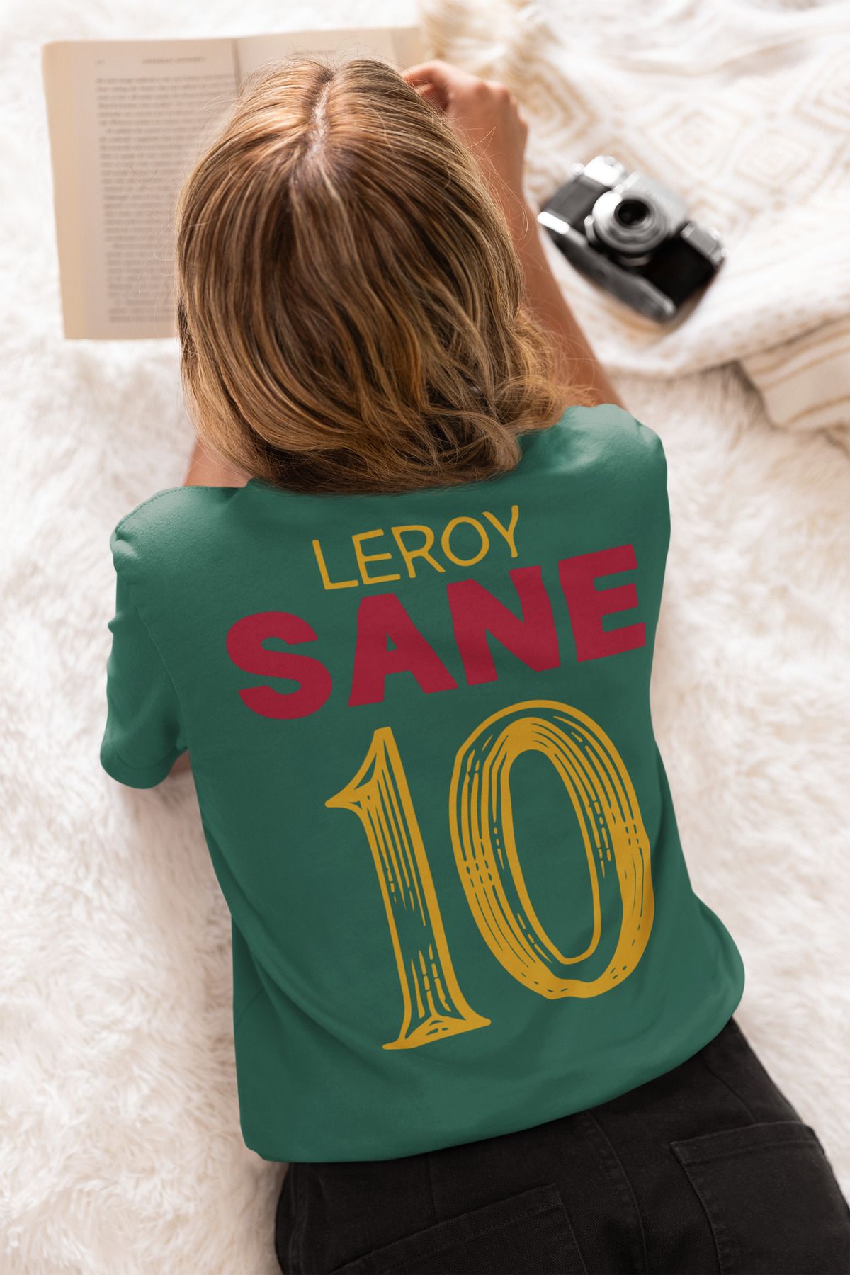 Biy Store Gala Sane forma futbol sırt baskılı unisex kısa kollu erkek tişört kadın t-shirt