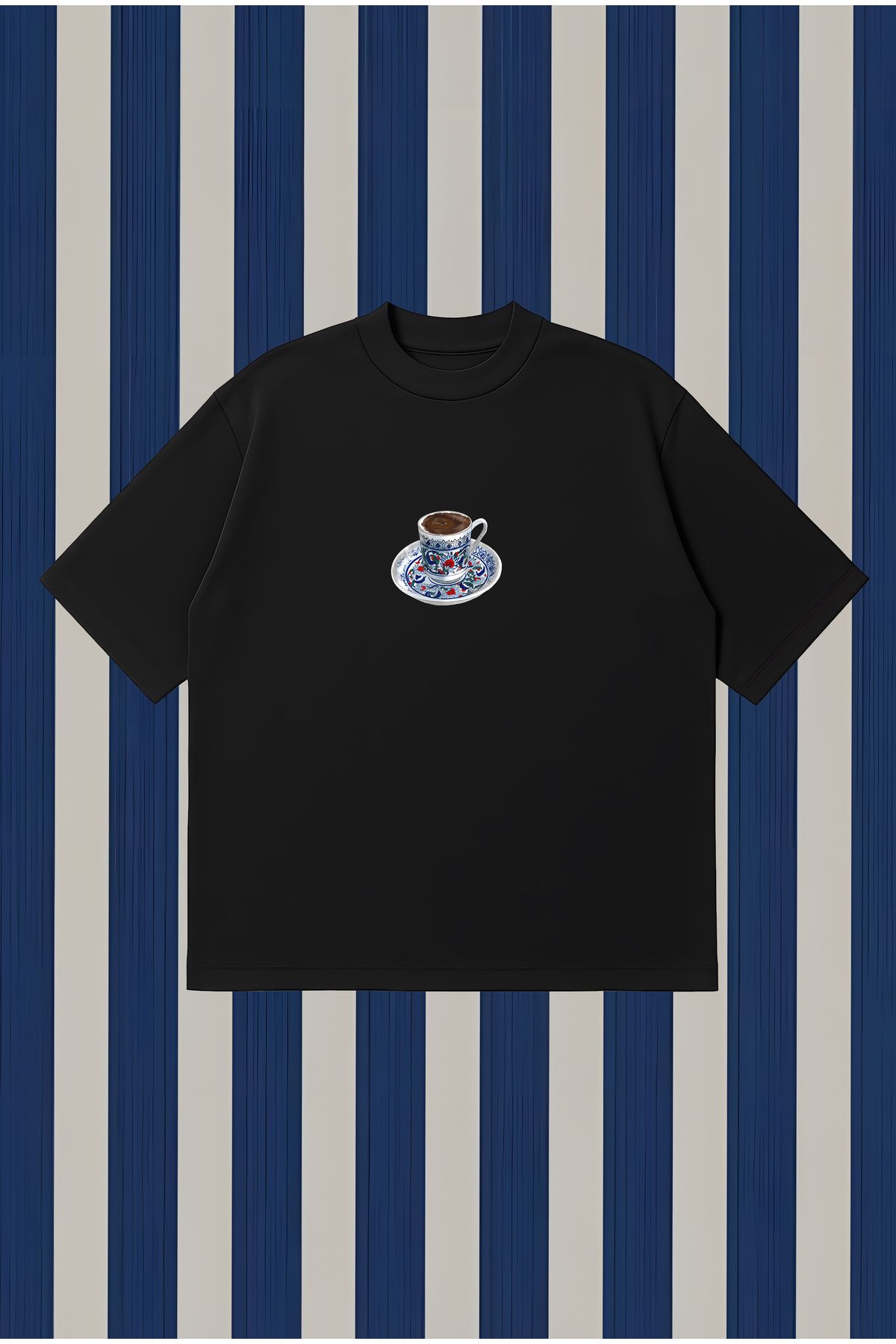 PURE POWER Turkish Coffee Boxy Fit Oversize Unisex Tshirt – Baskılı Tişört | Streetwear