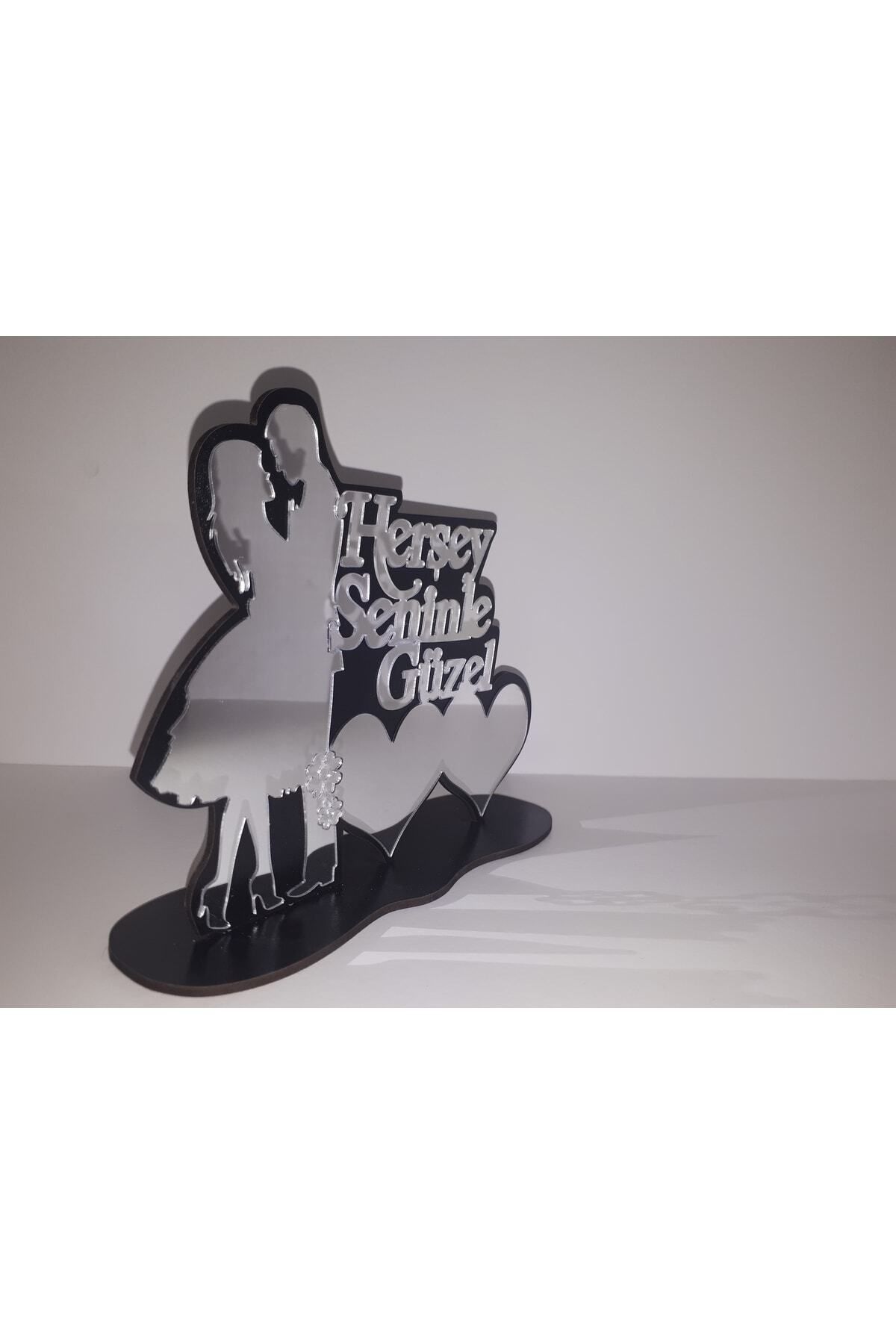 DEKORANLA Şık ve dekoratif masa objesi, 20x15 cm, her yerde kullanıma uygun.
