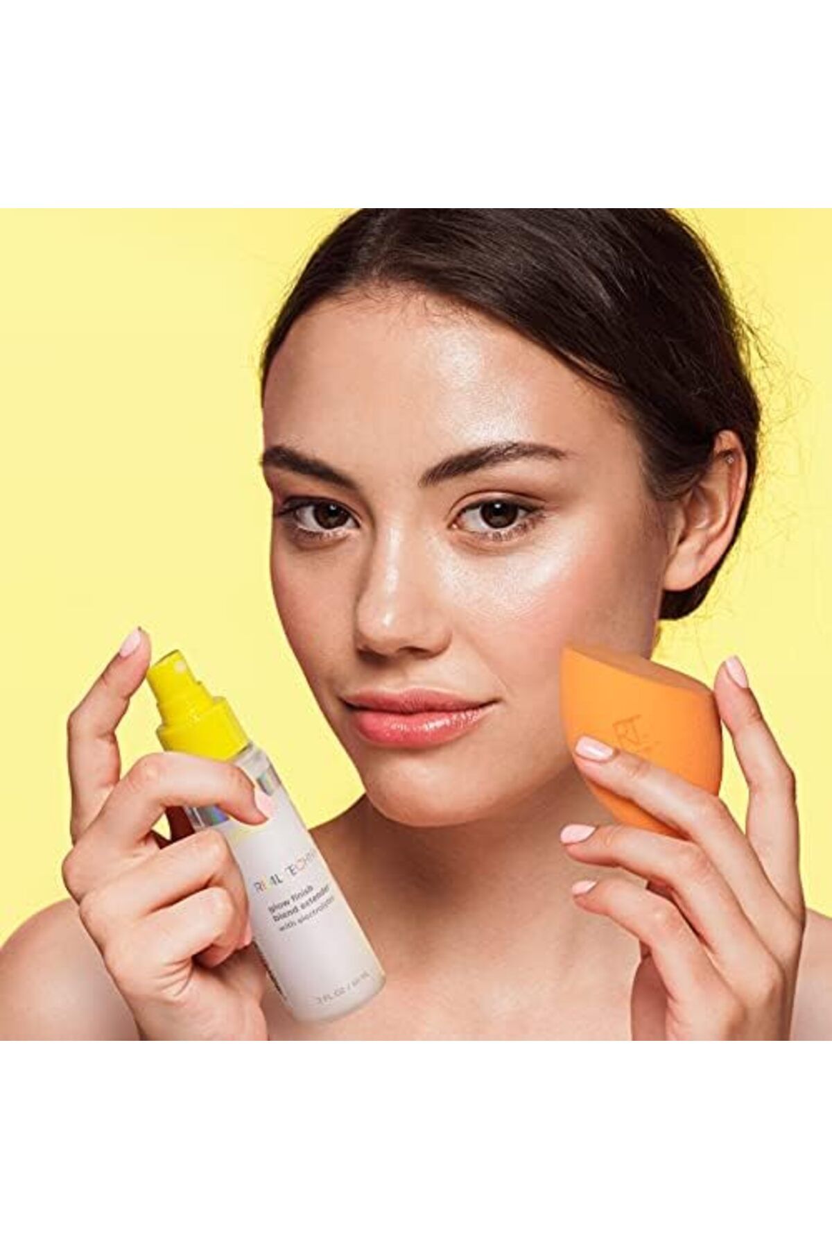 Real Techniques-Sponge+ Makeup Setting Spray for Face, Hydrating with Vitamin C + Electrolytes 4