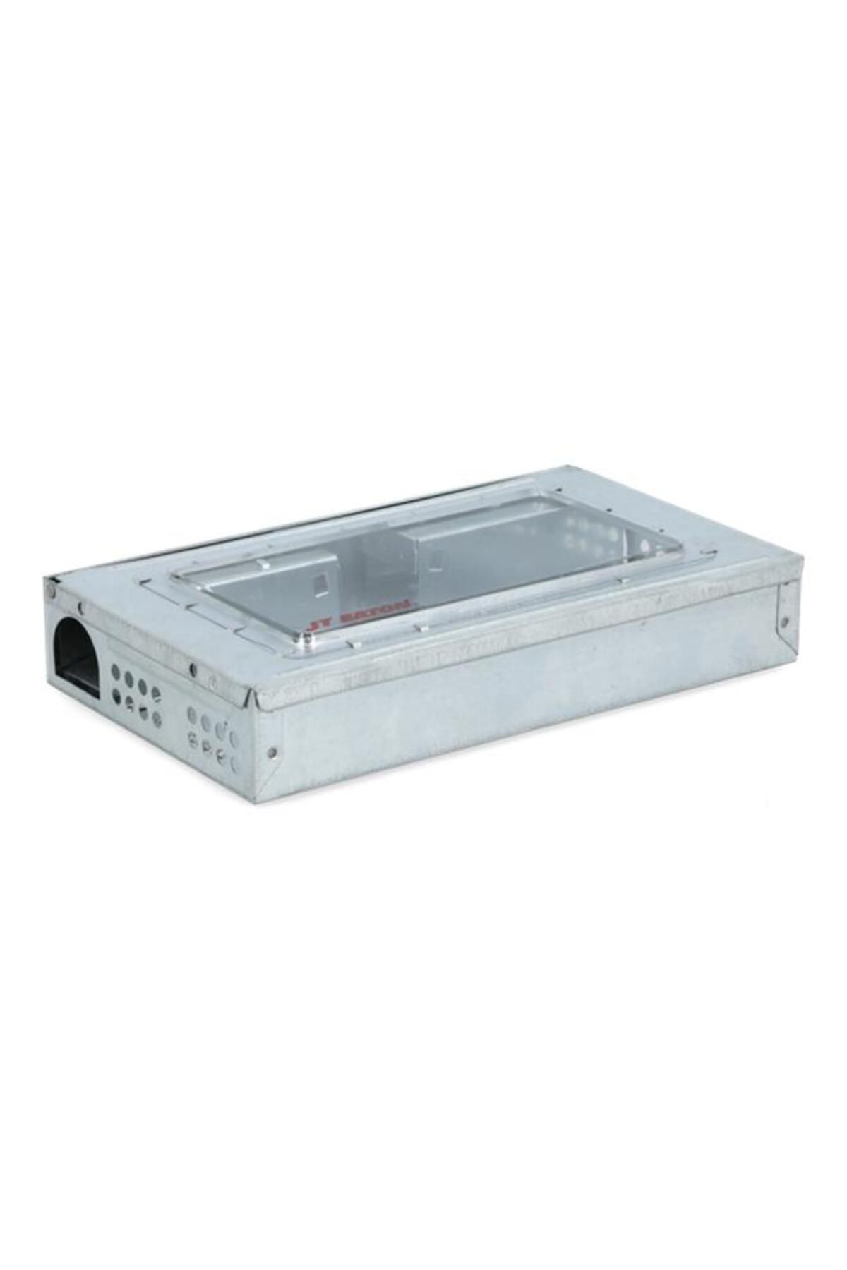 Generic-JT Eaton Non-Jamming Repeater Multiple Catch Steel Mouse Trap with Window Silver and Clear 2