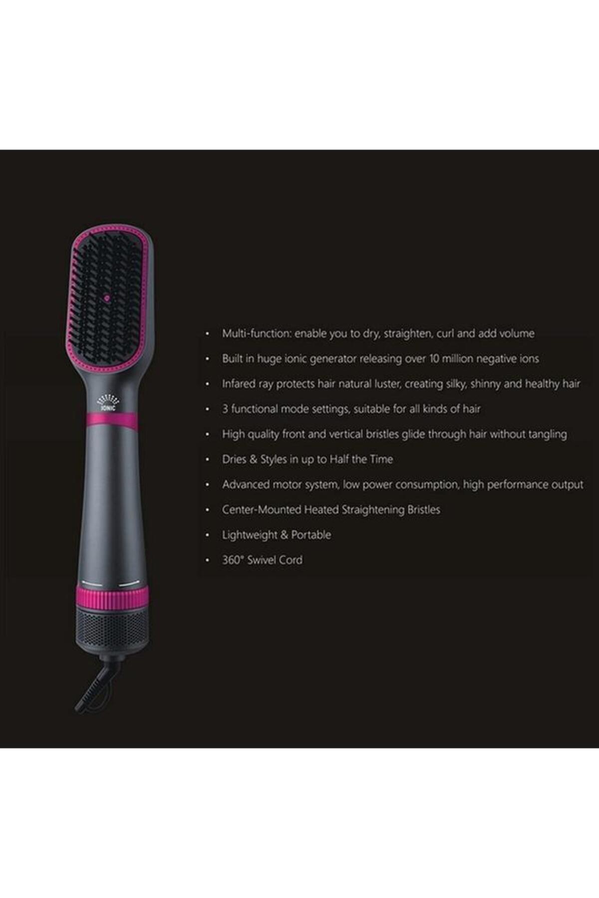 مصفف الشعر الاحترافي ذو الخطوة الواحدة من ريبون بقوة ١٣٠٠ واط - أسود وذهبي - RE-8888