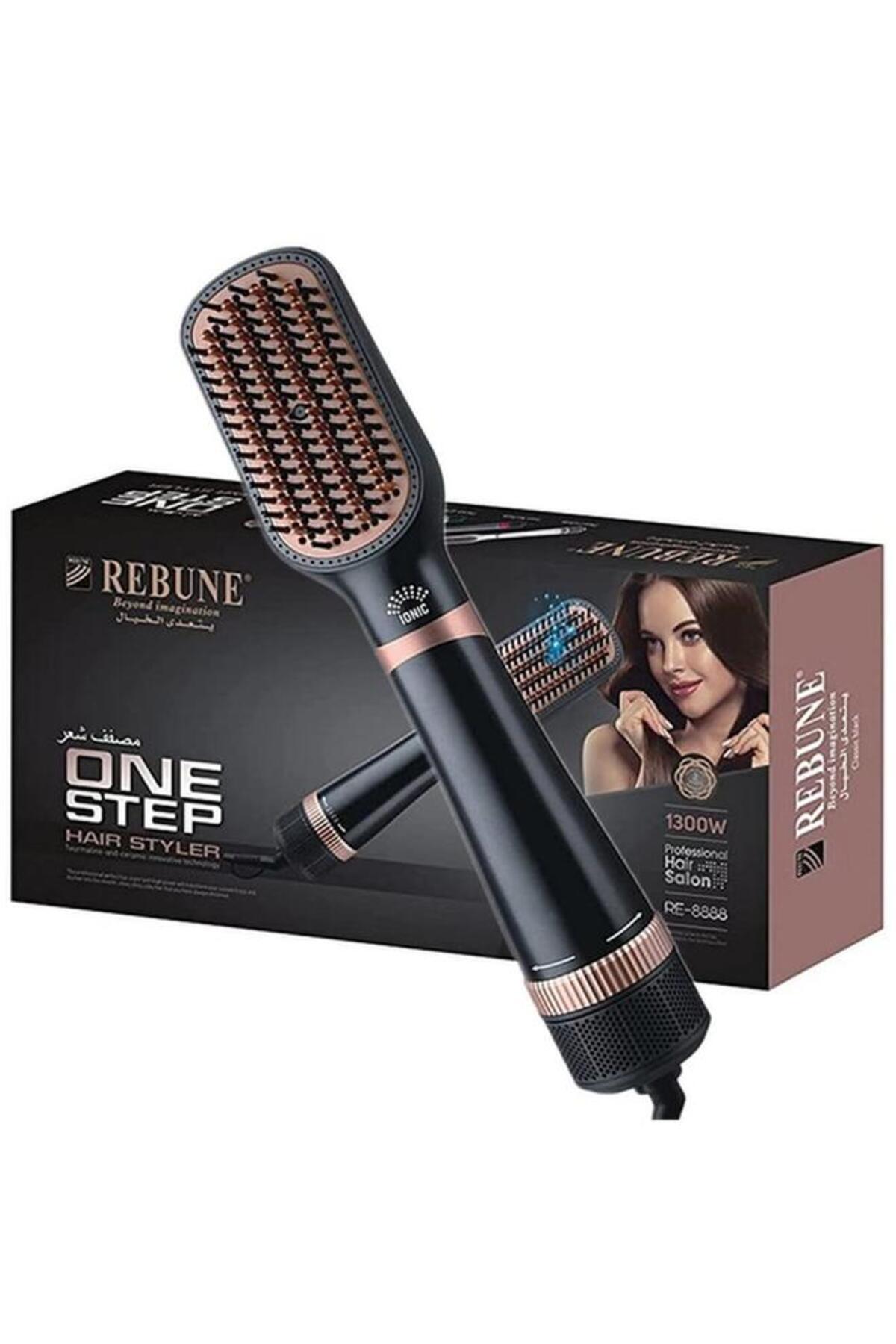 مصفف الشعر الاحترافي ذو الخطوة الواحدة من ريبون بقوة ١٣٠٠ واط - أسود وذهبي - RE-8888