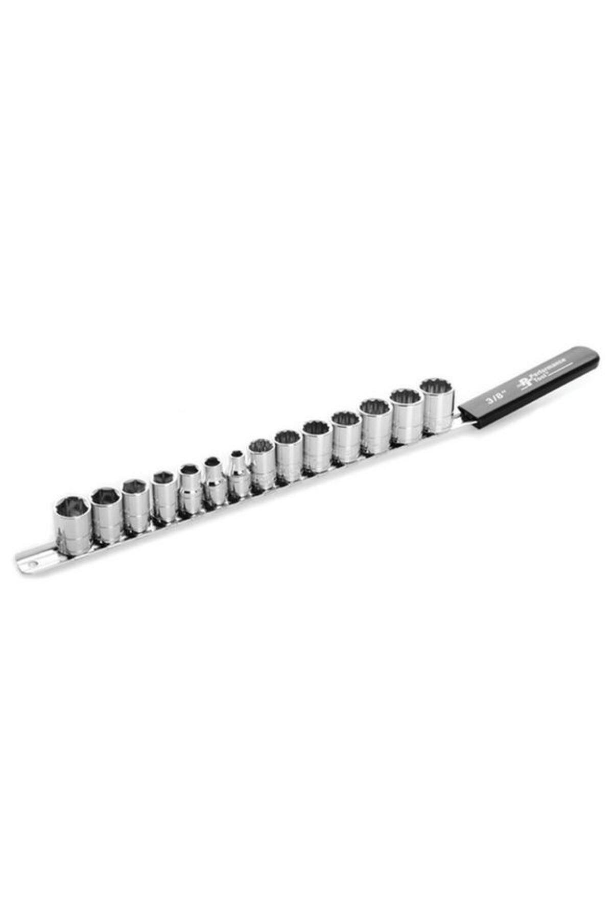 Generic-Performance Tool Soft Grip Handle Rust Resistant Drive Socket Rail Chrome 3/8inch W38000 2