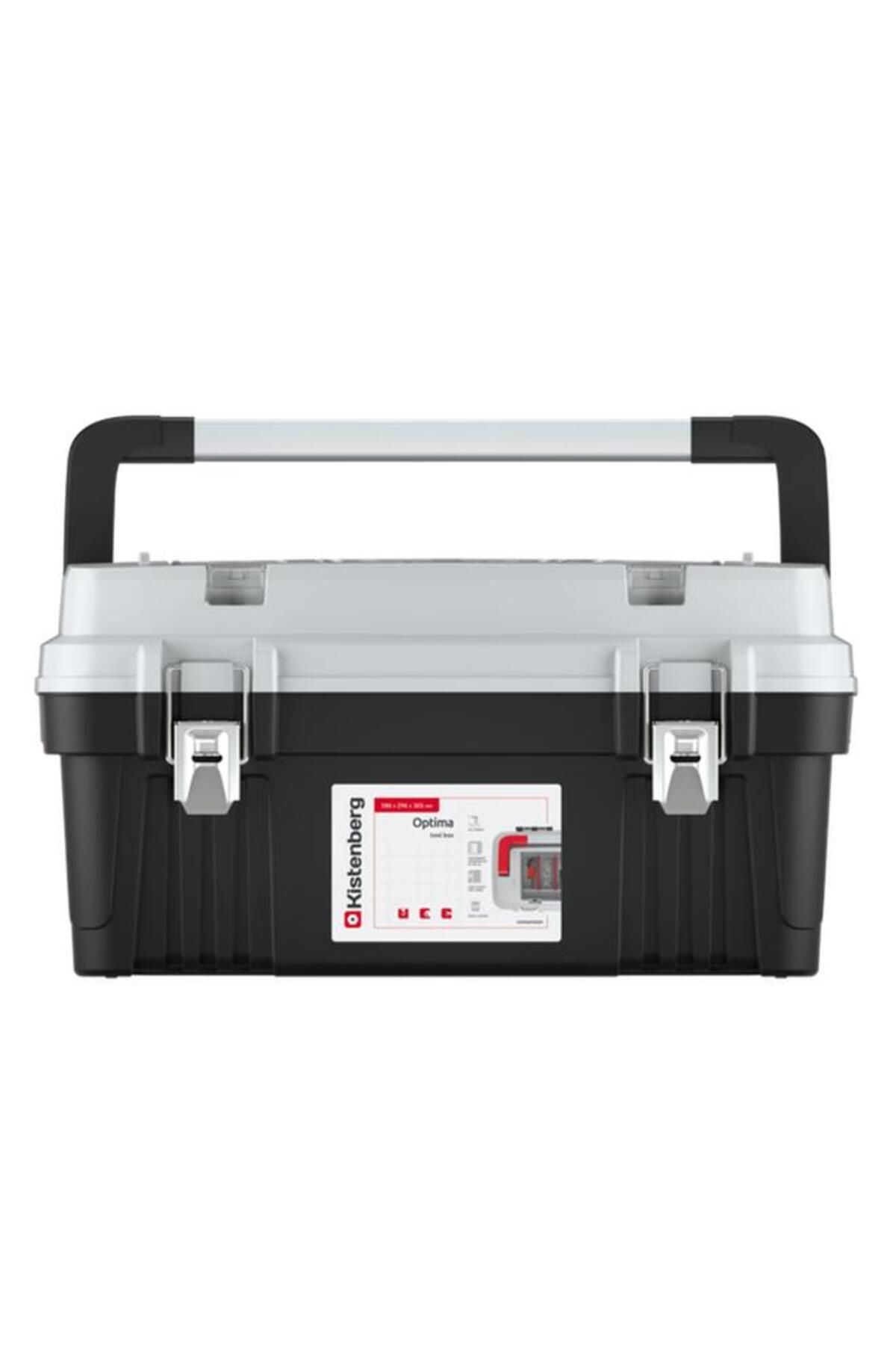 Generic-Kistenberg Optima 60 Durable Tool Box with Removable Separators Black and Grey 4