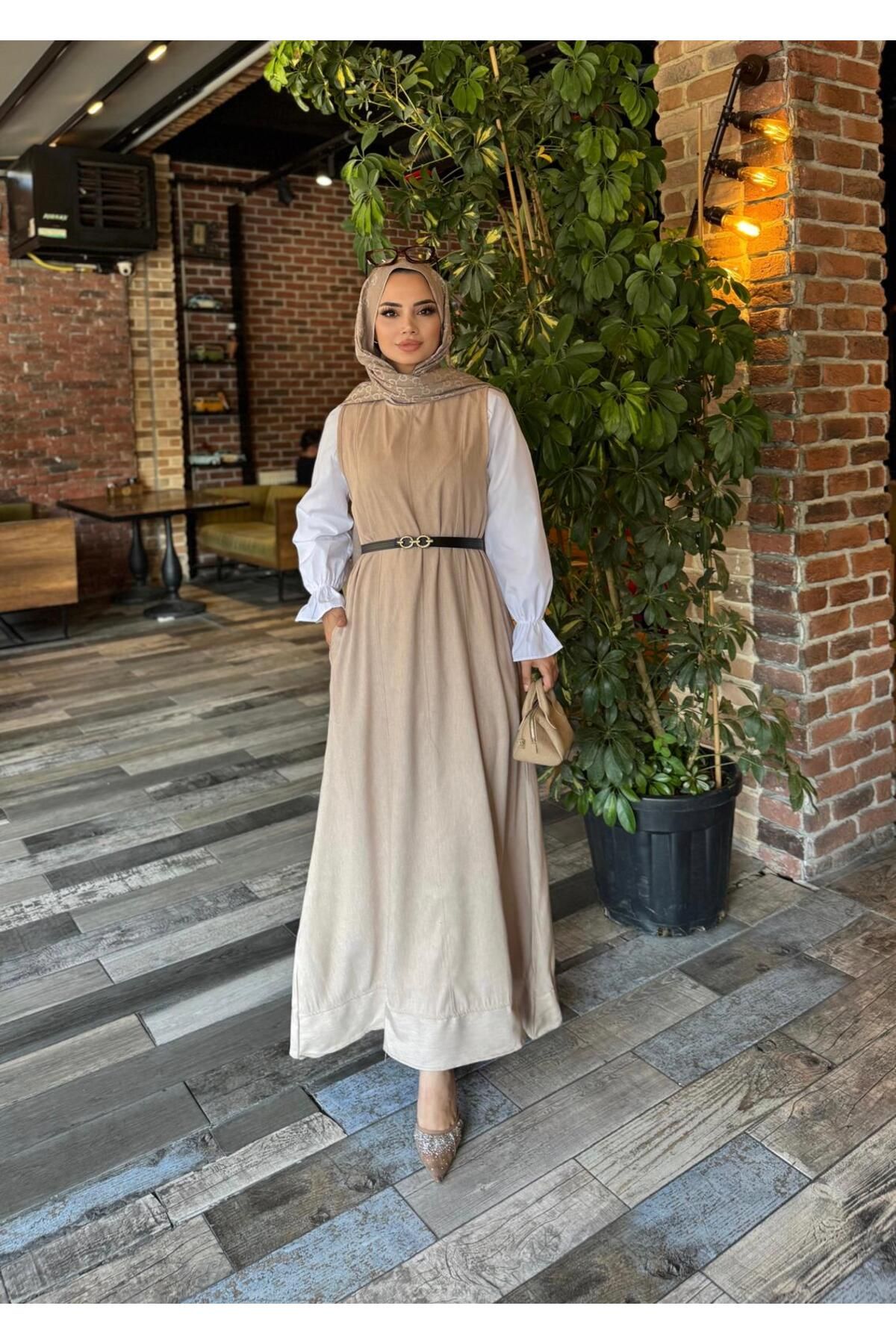Moda Krash KEMER HEDİYELİ KETEN YAZLIK JİLE