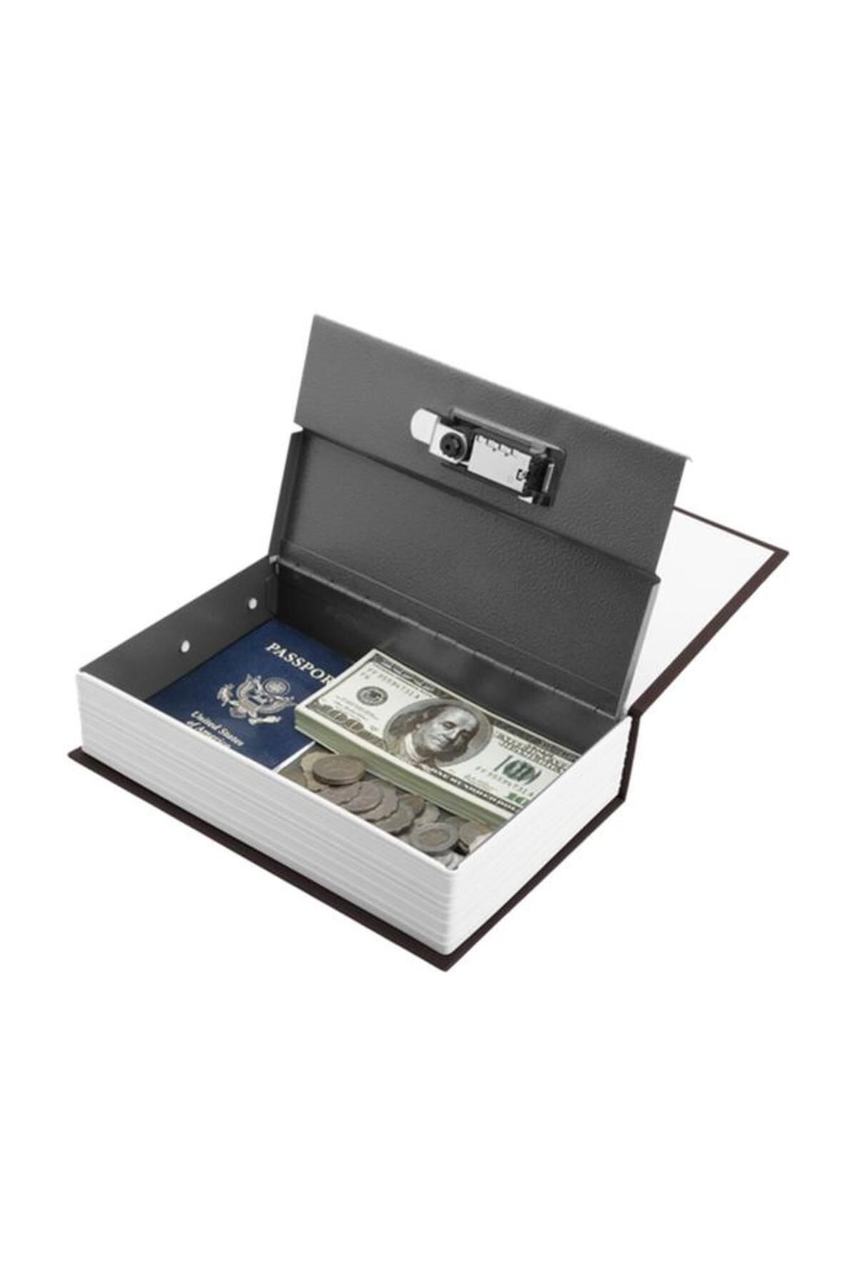 Generic-StarTech Rectangular Shaped Combination Lock Diversion Book Safe Black 1.13kg RW-803A-C 4