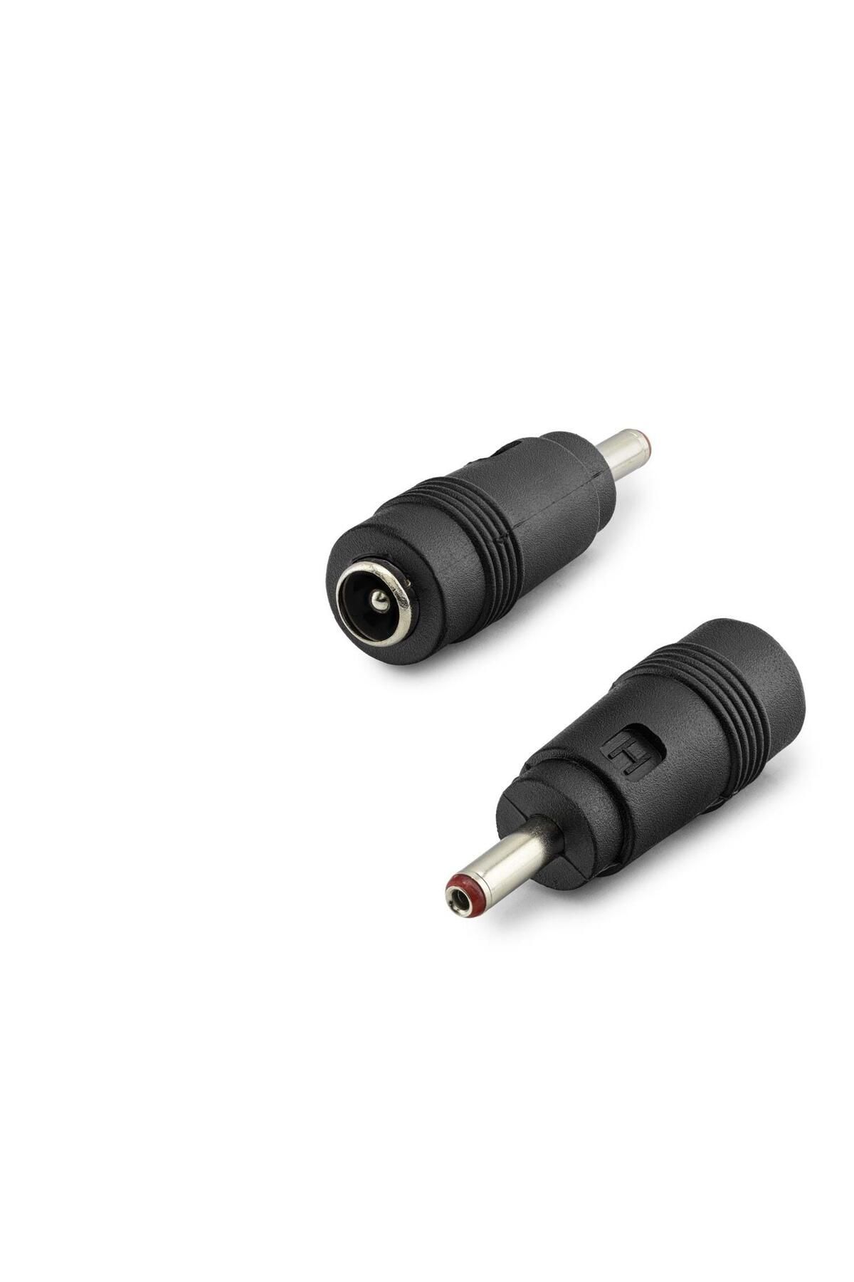 Skygo Notebook Adaptör Ucu Çevirici 3.5*1.35 (M) To 5.5*2.5 (F) 10Lu Paket Siyah HDX1314