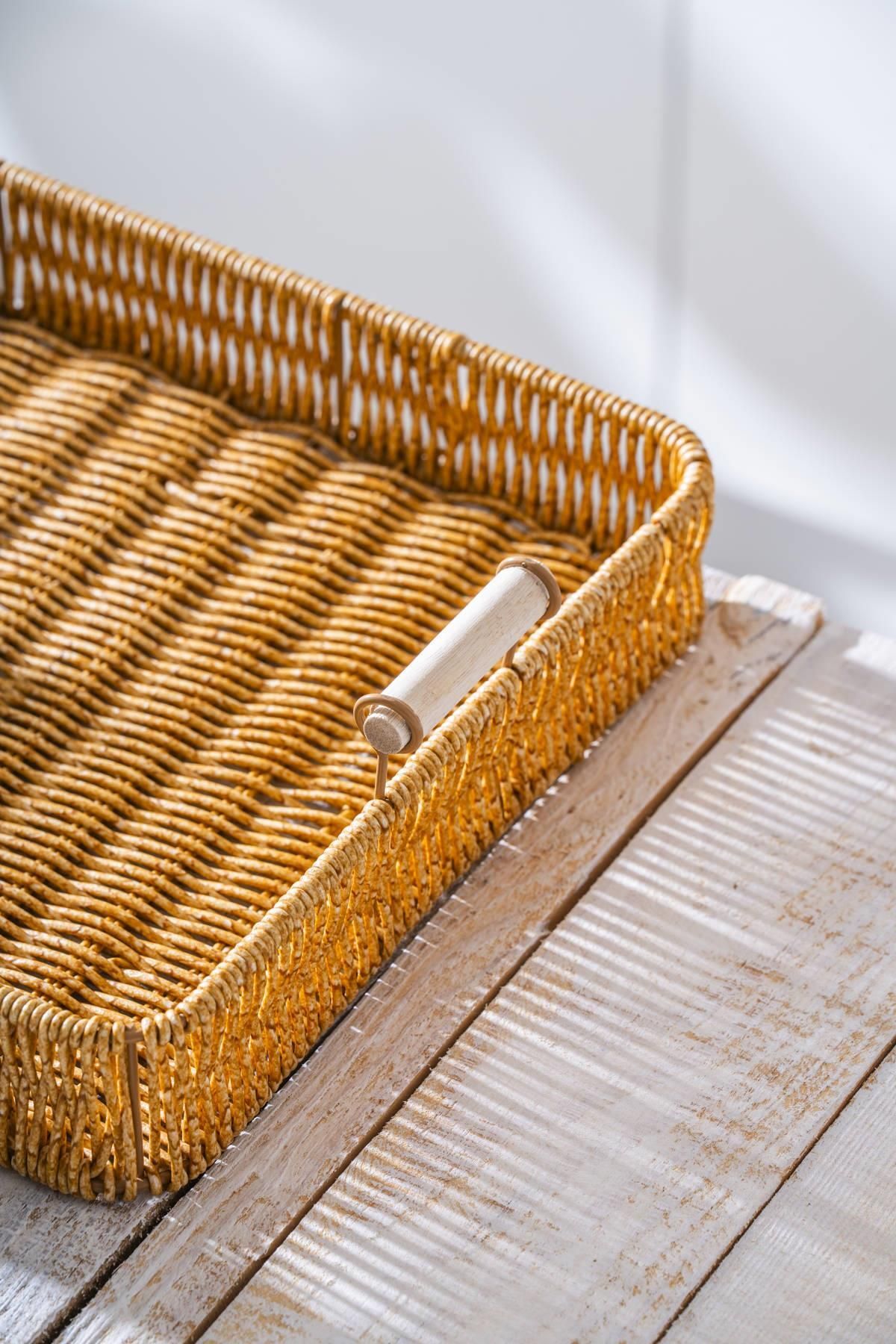 ACAR-Nomad Set of 3 Rectangular Wicker Trays 4