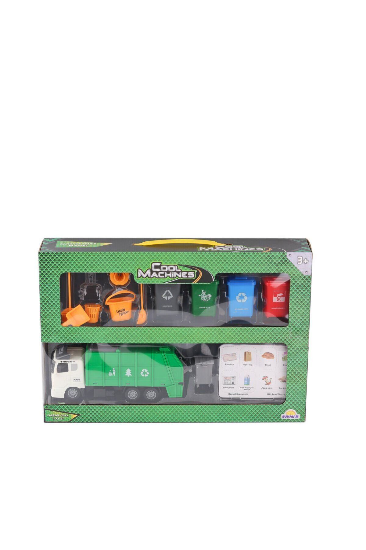 Russet 4514 SUN-RST-CLM-OYUN SET YEŞİL ÇÖP KAMYONU
